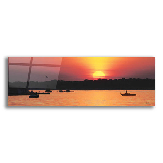 Epic Art 'River Sunset' by Lori Deiter Acrylic Glass Wall Art,3:1