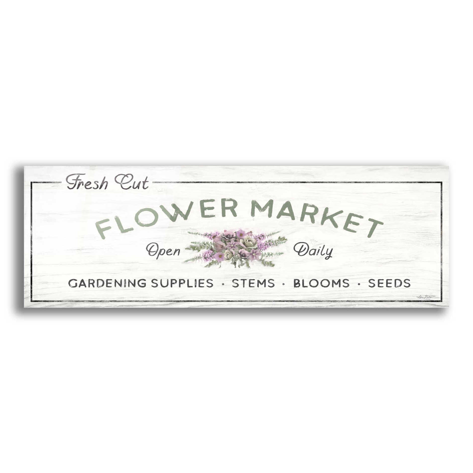Epic Art 'Flower Market' by Lori Deiter Acrylic Glass Wall Art,3:1