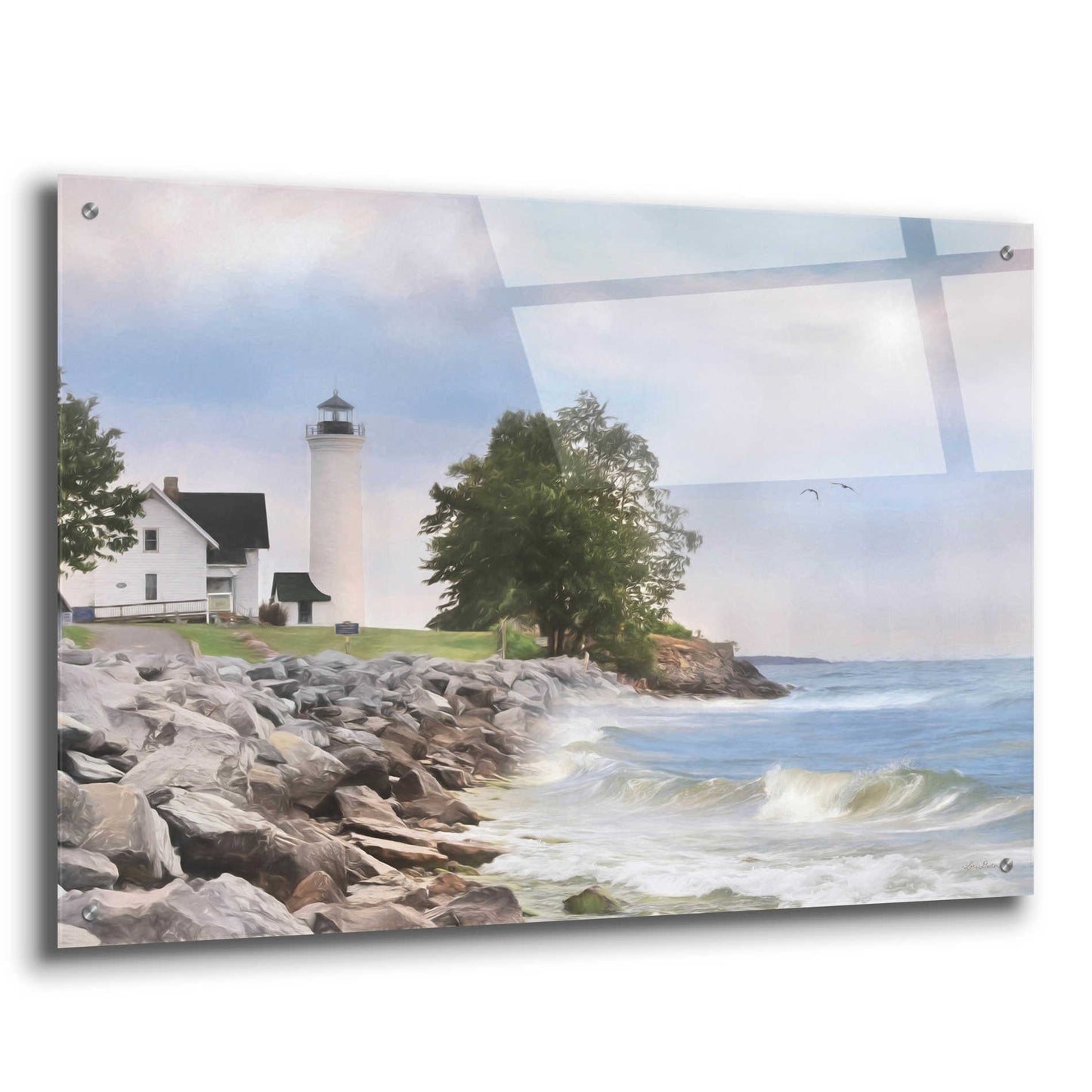 Epic Art 'Afternoon at Tibbetts Point' by Lori Deiter Acrylic Glass Wall Art,36x24