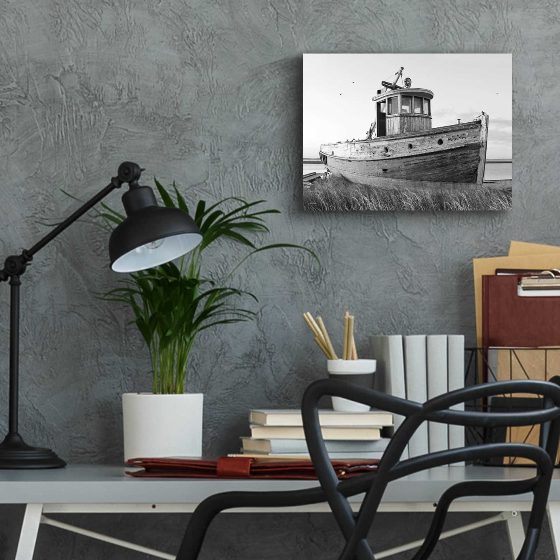 Epic Art 'This Old Boat I' by Lori Deiter Acrylic Glass Wall Art,16x12
