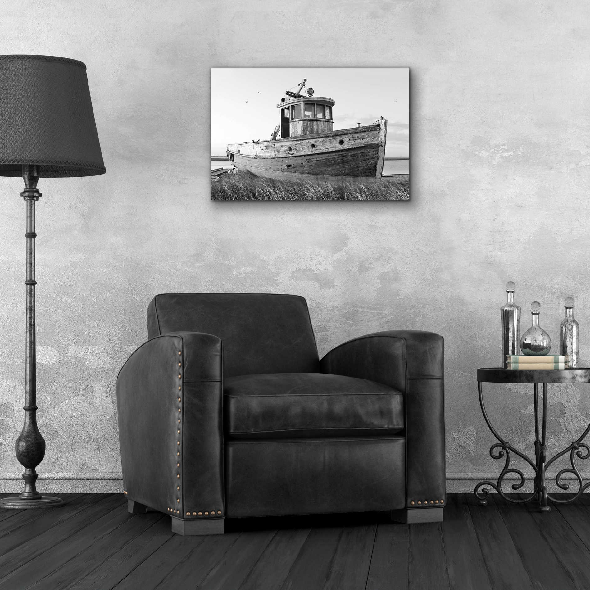Epic Art 'This Old Boat I' by Lori Deiter Acrylic Glass Wall Art,24x16