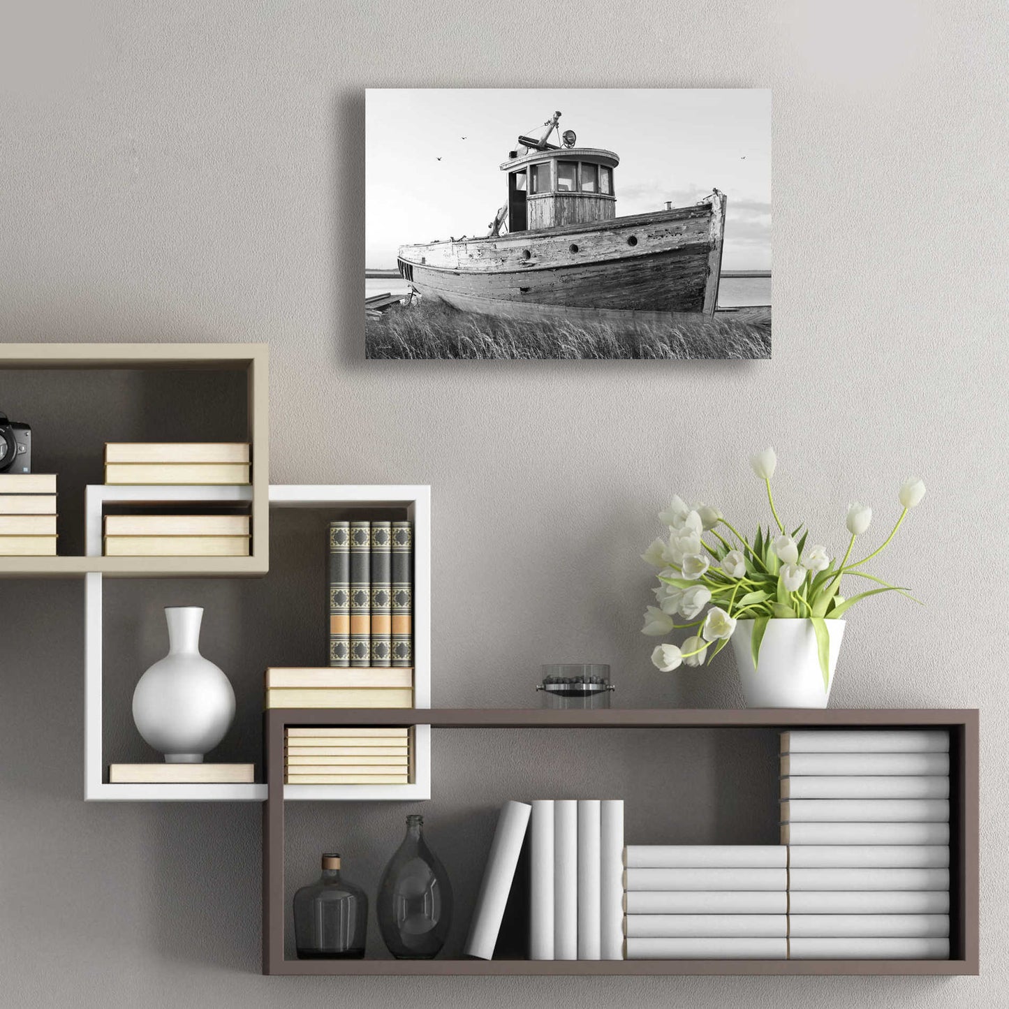 Epic Art 'This Old Boat I' by Lori Deiter Acrylic Glass Wall Art,24x16