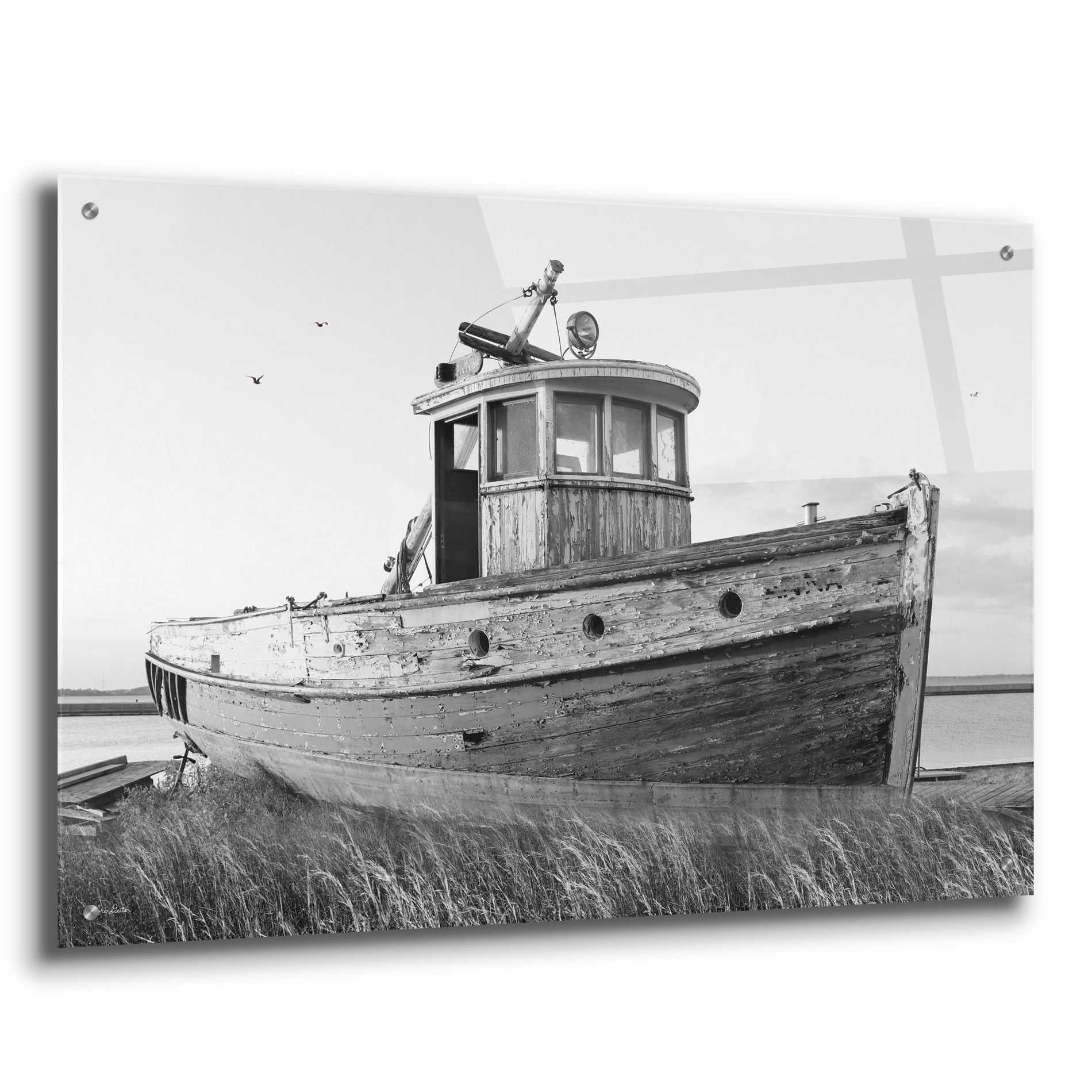 Epic Art 'This Old Boat I' by Lori Deiter Acrylic Glass Wall Art,36x24