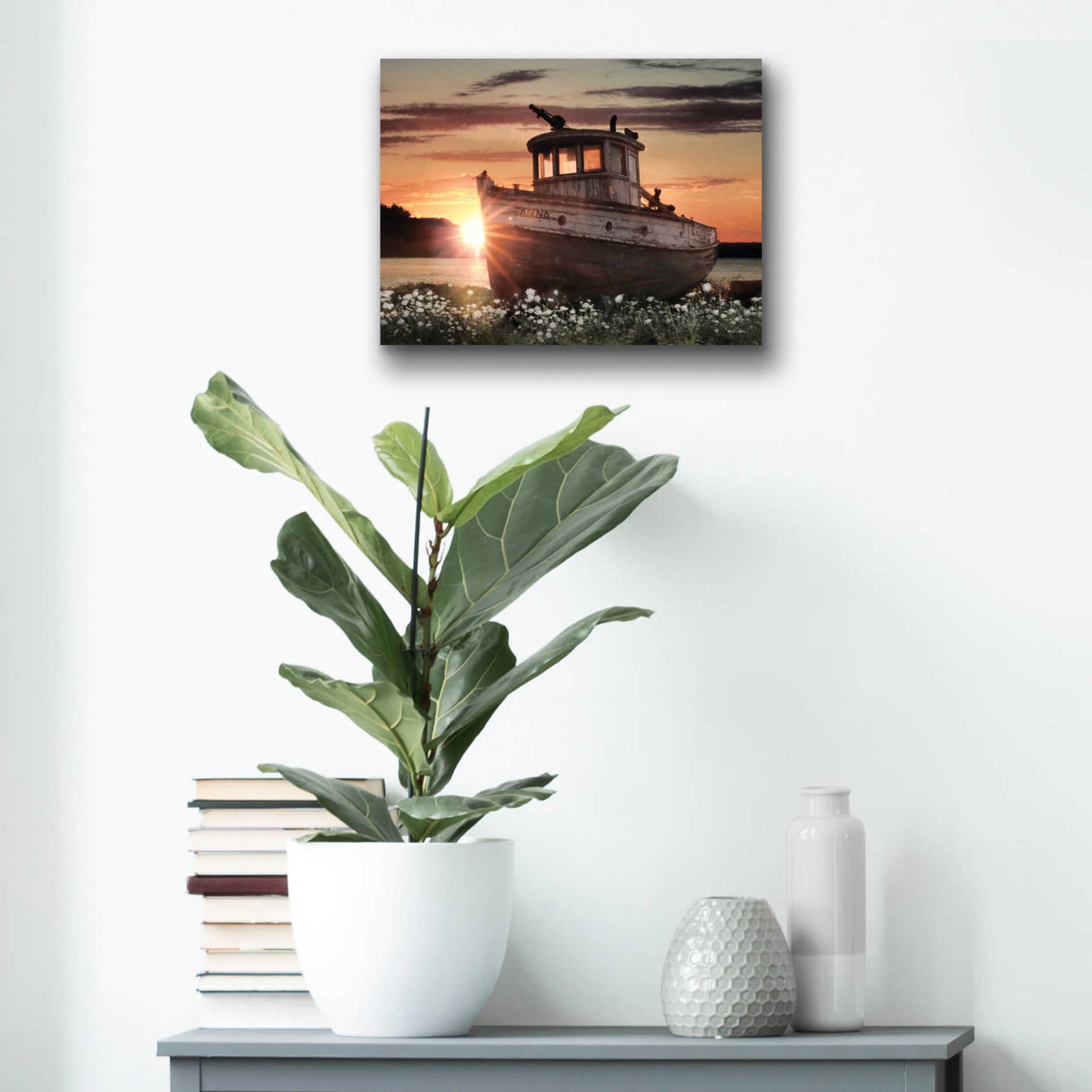 Epic Art 'Anna' by Lori Deiter Acrylic Glass Wall Art,16x12