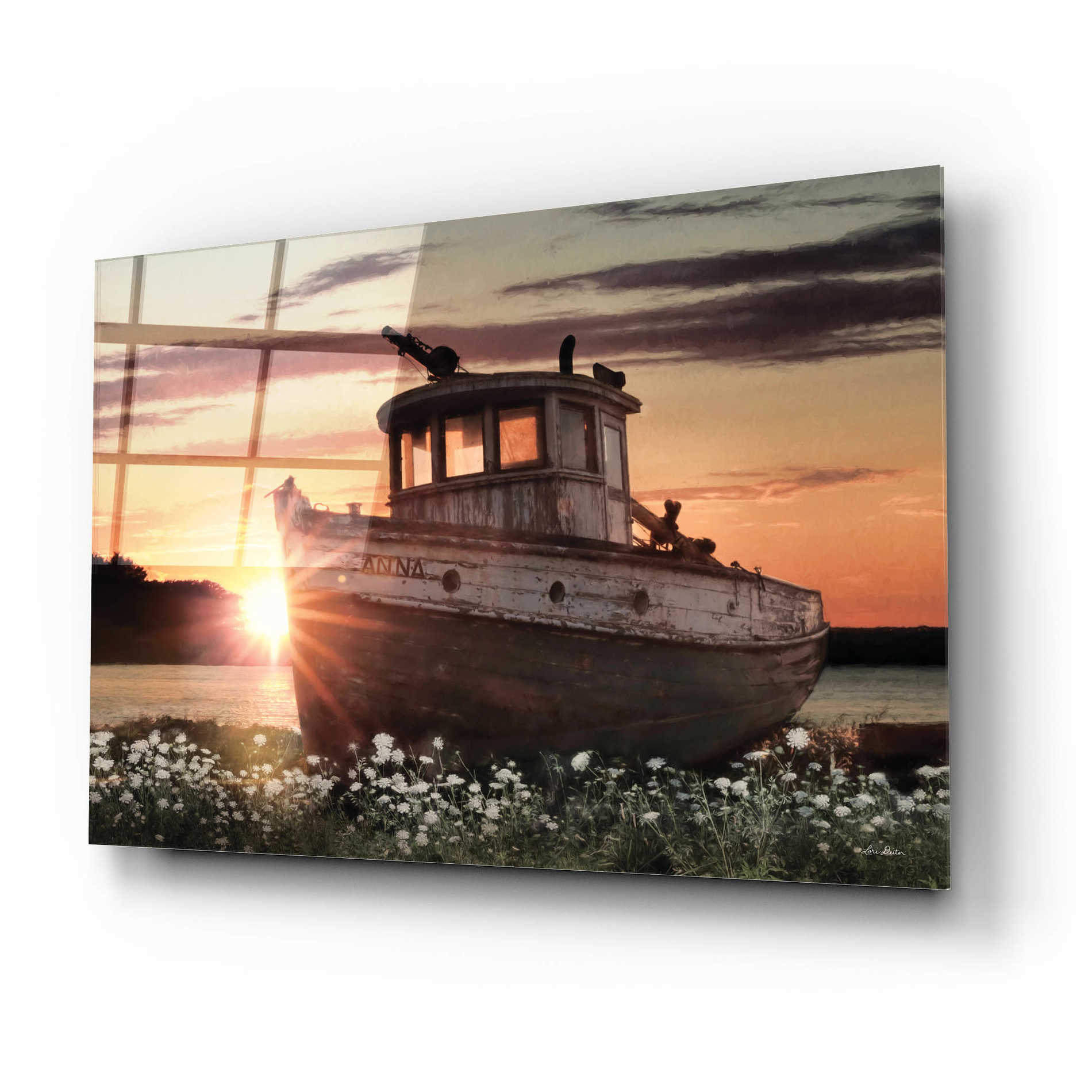 Epic Art 'Anna' by Lori Deiter Acrylic Glass Wall Art,24x16