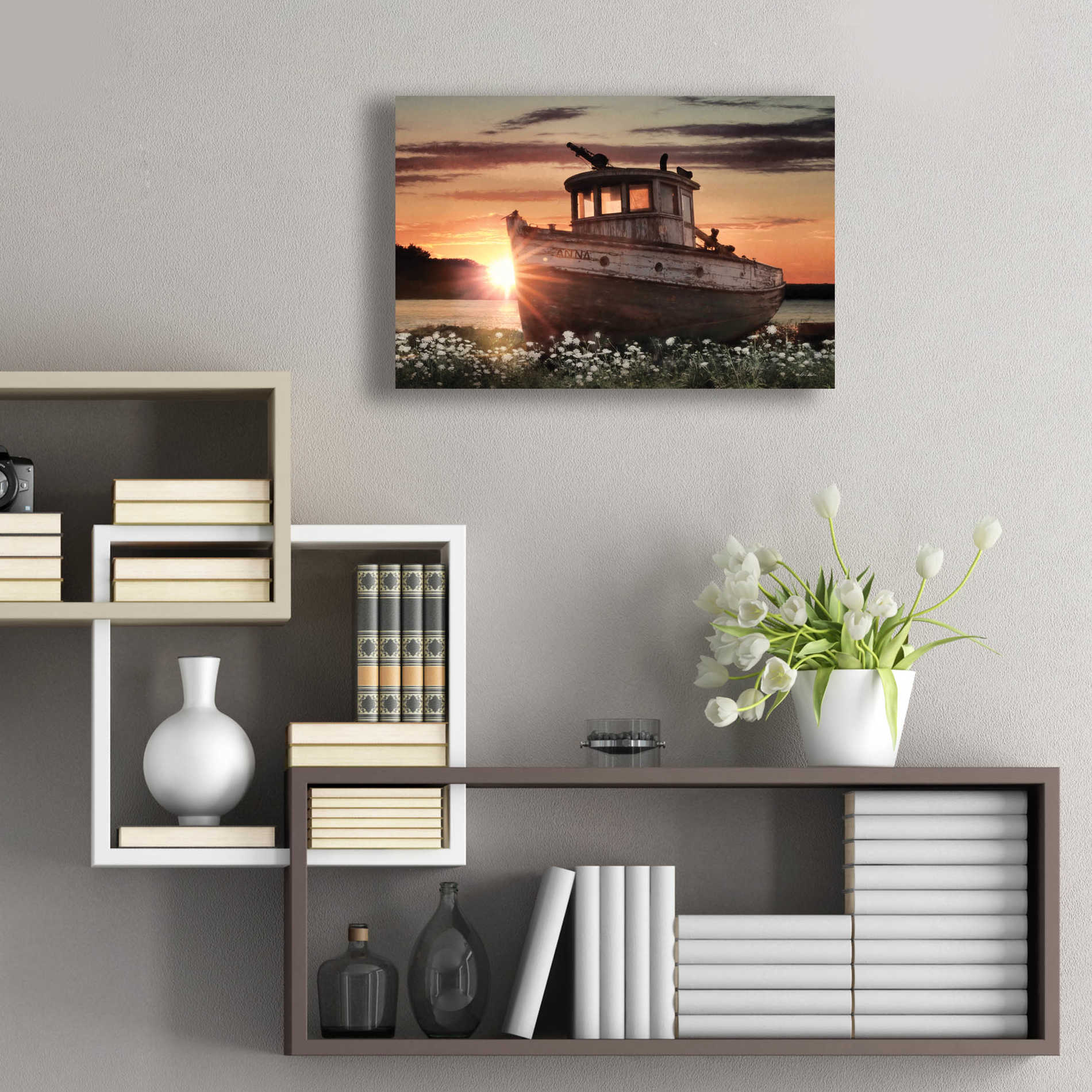 Epic Art 'Anna' by Lori Deiter Acrylic Glass Wall Art,24x16