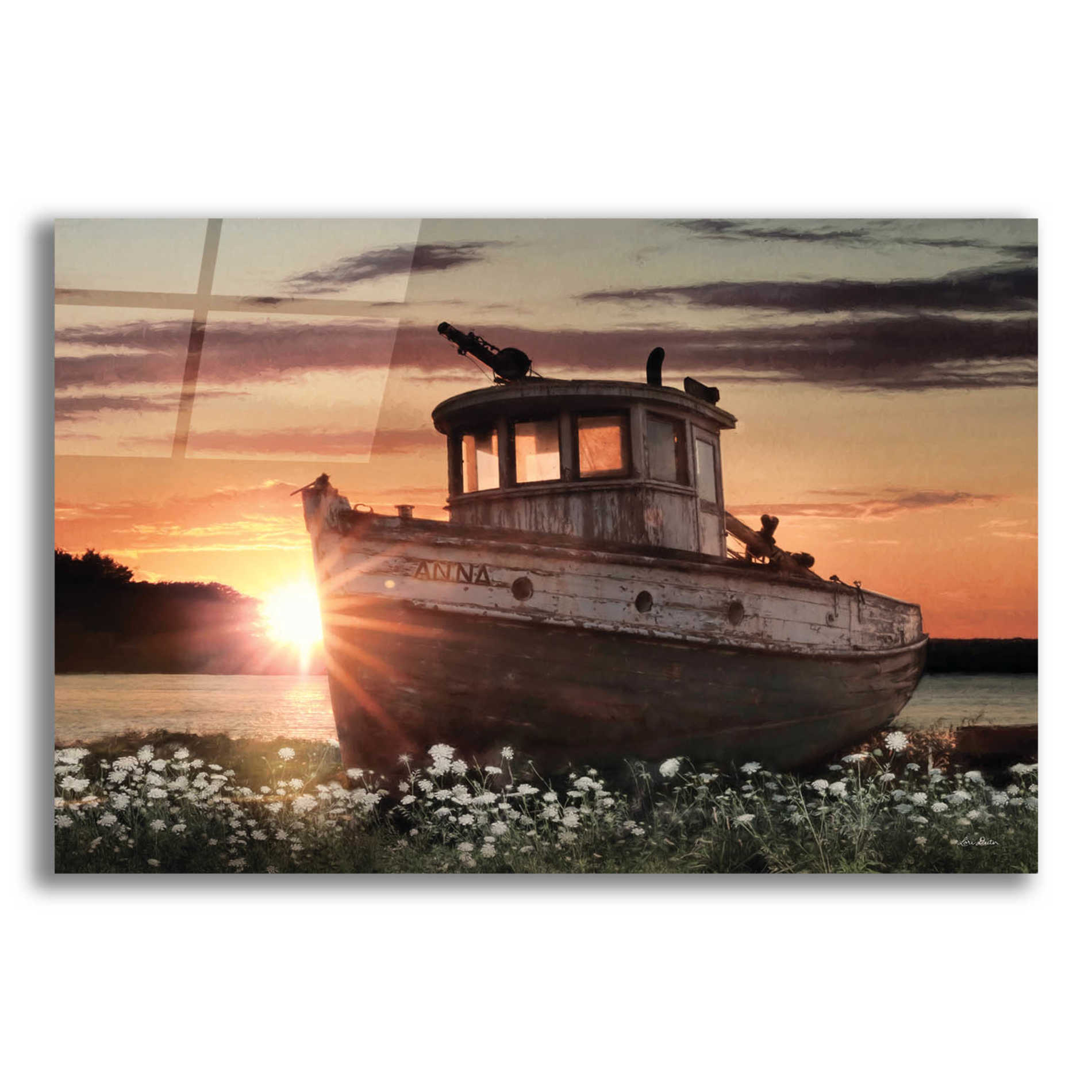 Epic Art 'Anna' by Lori Deiter Acrylic Glass Wall Art,24x16