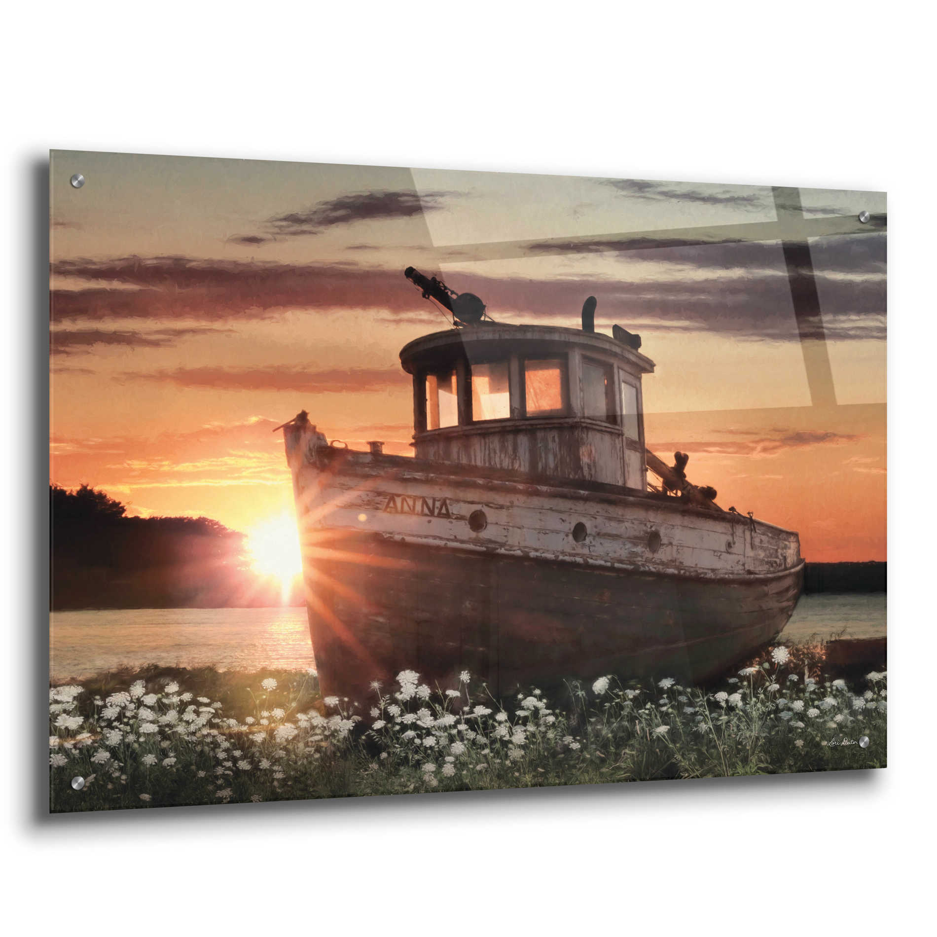 Epic Art 'Anna' by Lori Deiter Acrylic Glass Wall Art,36x24