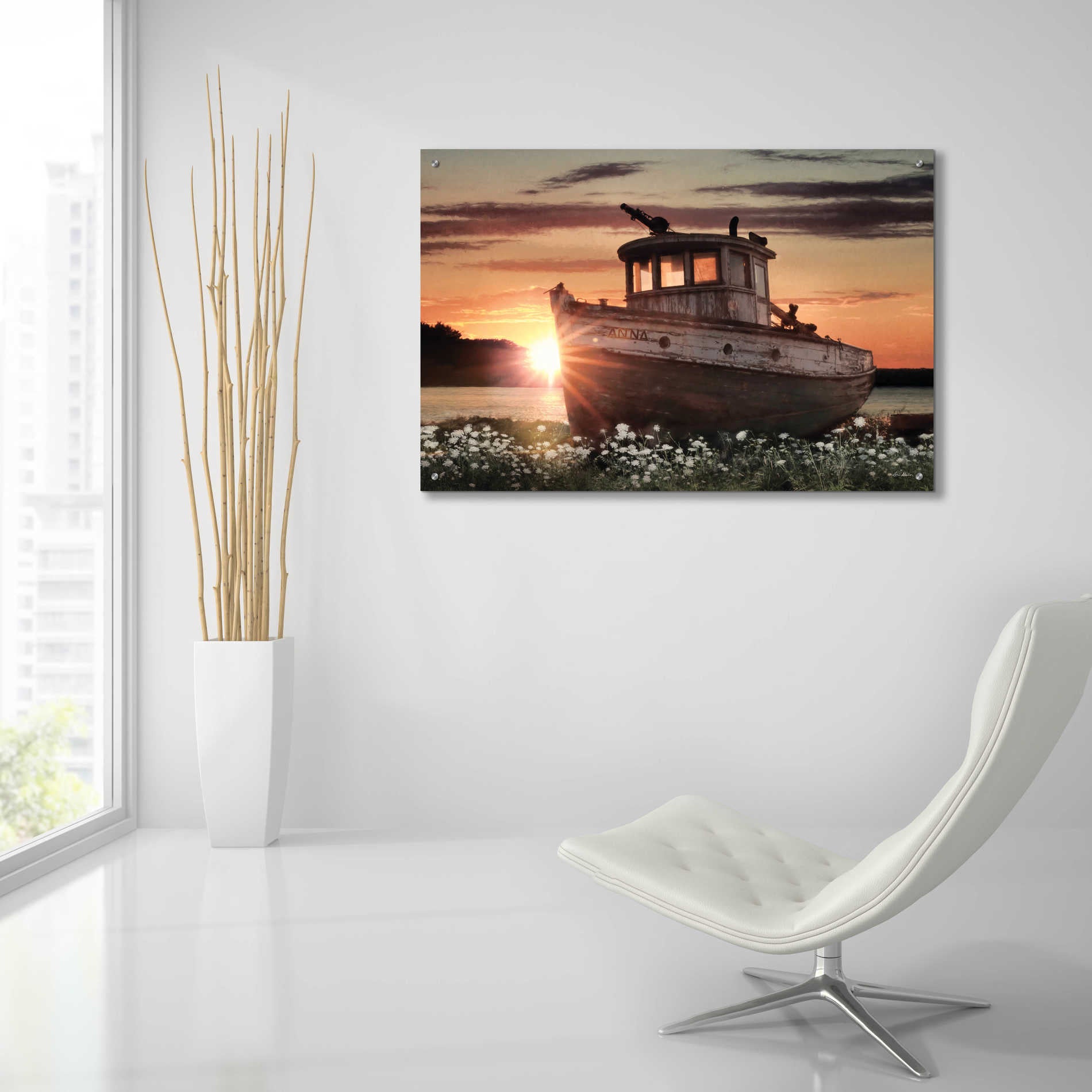Epic Art 'Anna' by Lori Deiter Acrylic Glass Wall Art,36x24