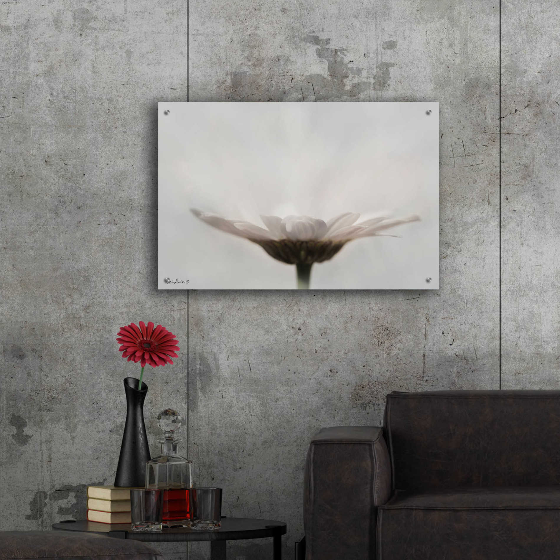 Epic Art 'Love Story' by Lori Deiter Acrylic Glass Wall Art,36x24