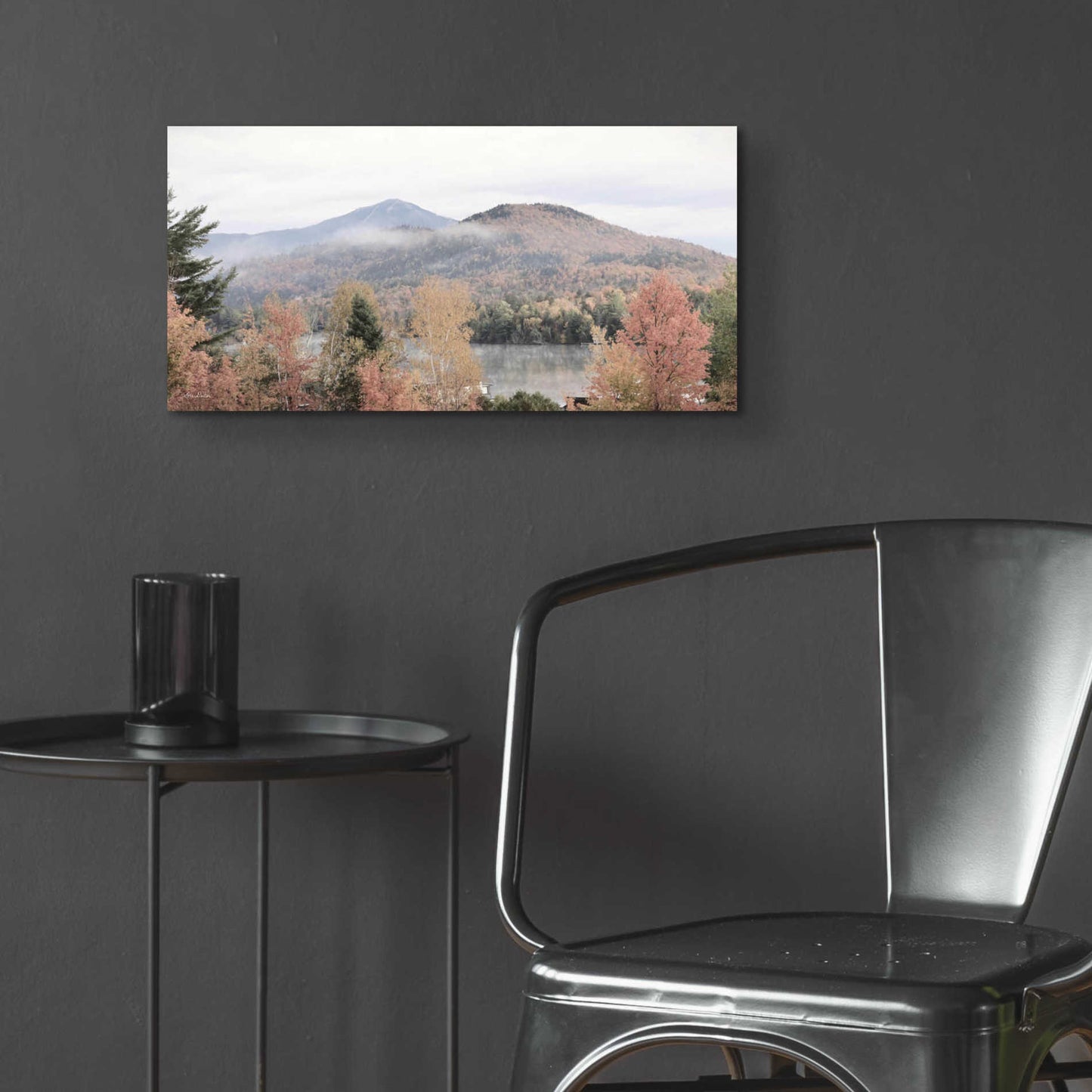 Epic Art 'Whiteface Mountain' by Lori Deiter Acrylic Glass Wall Art,24x12