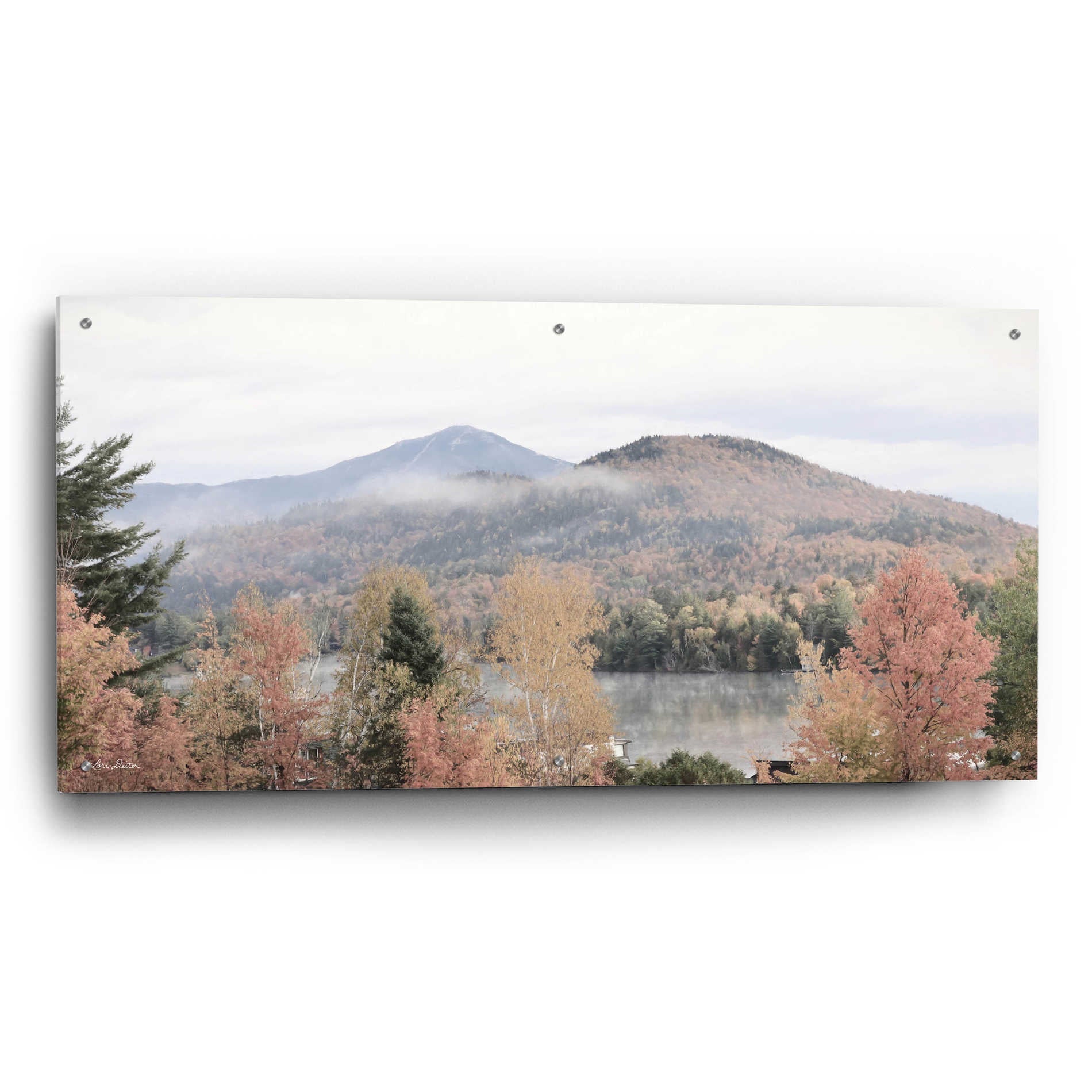 Epic Art 'Whiteface Mountain' by Lori Deiter Acrylic Glass Wall Art,48x24