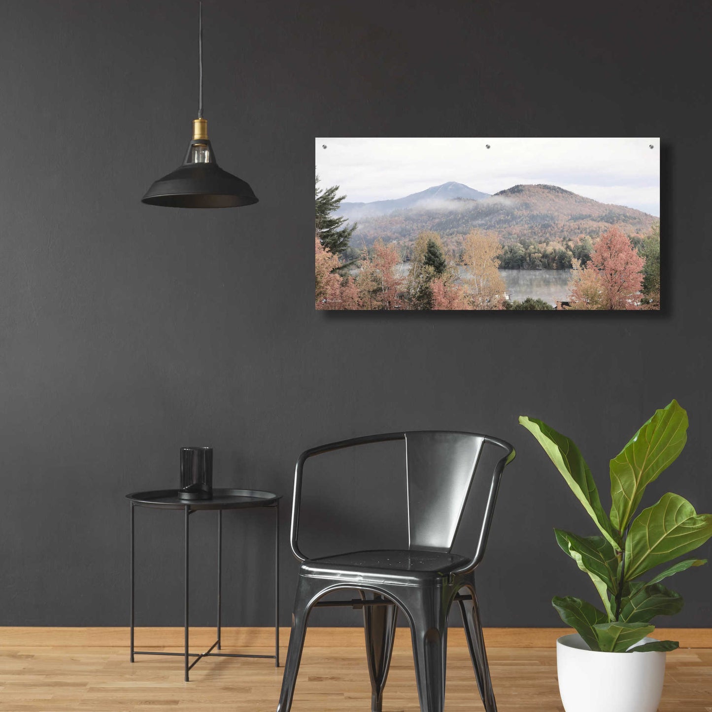 Epic Art 'Whiteface Mountain' by Lori Deiter Acrylic Glass Wall Art,48x24