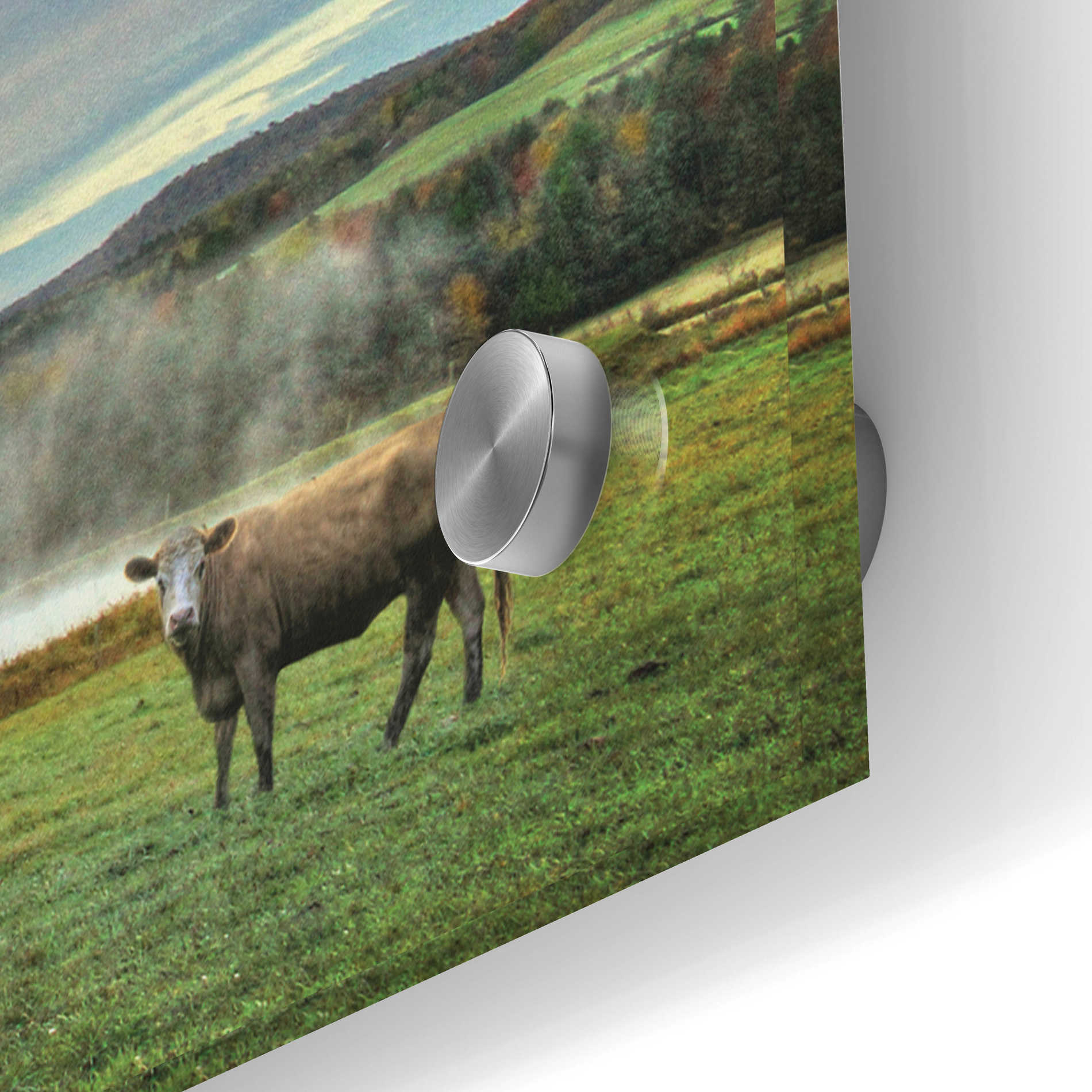 Epic Art 'Hay Harvest' by Lori Deiter Acrylic Glass Wall Art,36x12