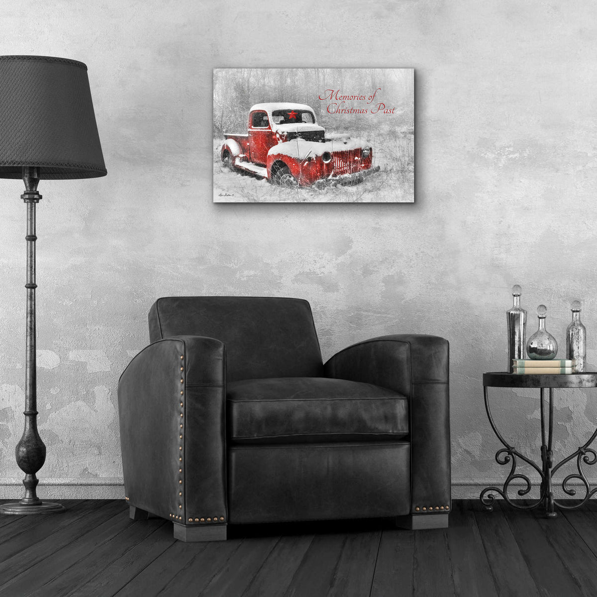 Epic Art 'Christmas Past' by Lori Deiter Acrylic Glass Wall Art,24x16