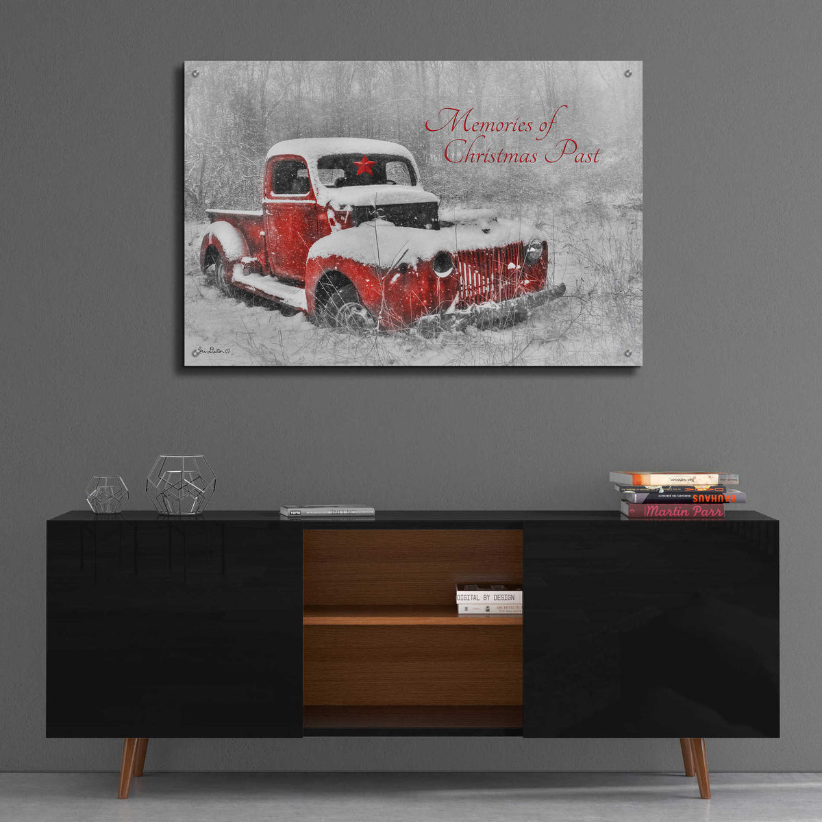 Epic Art 'Christmas Past' by Lori Deiter Acrylic Glass Wall Art,36x24