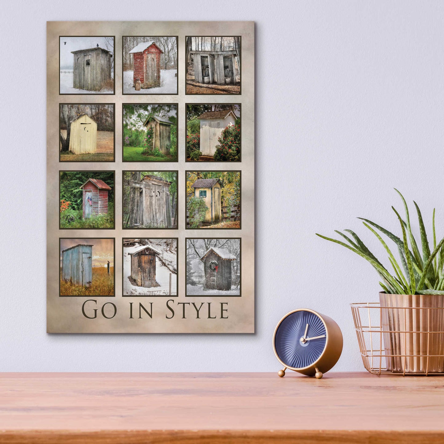 Epic Art 'Go in Style' by Lori Deiter Acrylic Glass Wall Art,12x16