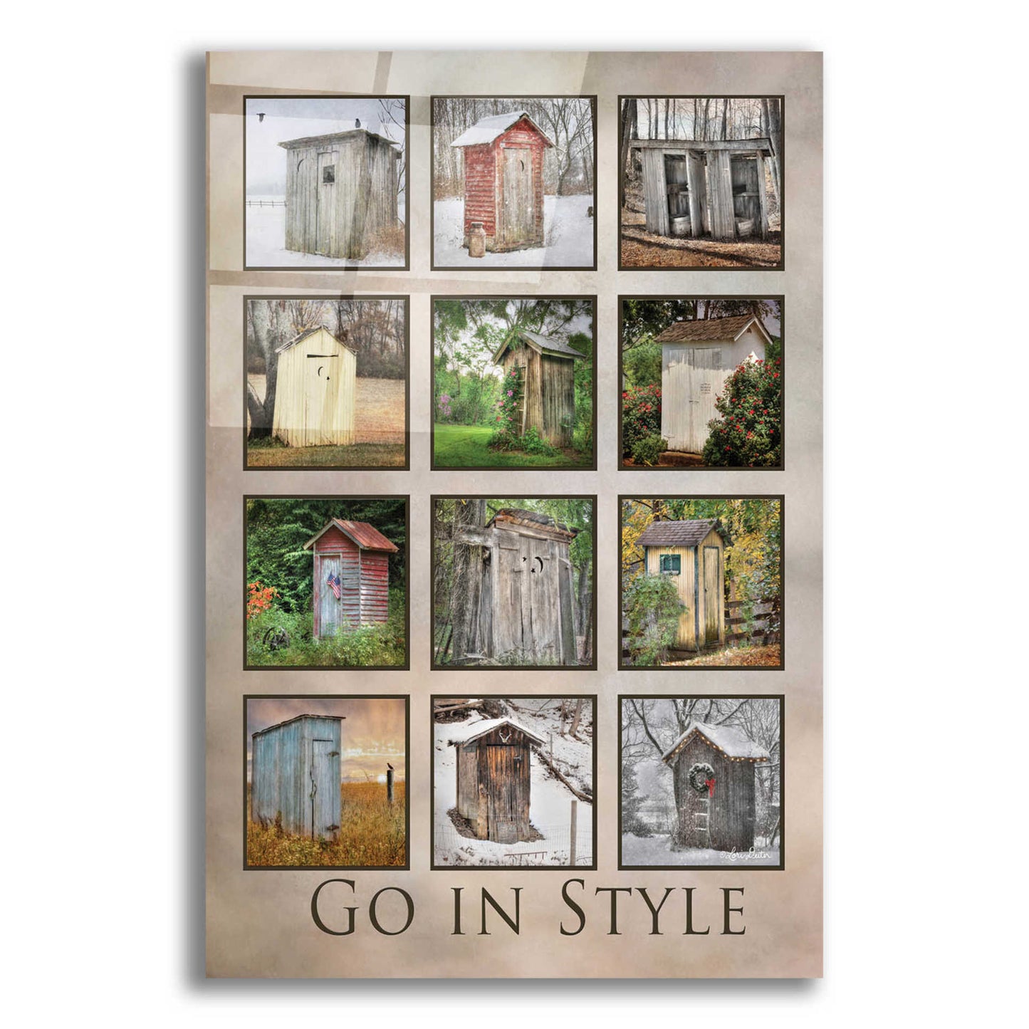 Epic Art 'Go in Style' by Lori Deiter Acrylic Glass Wall Art,12x16