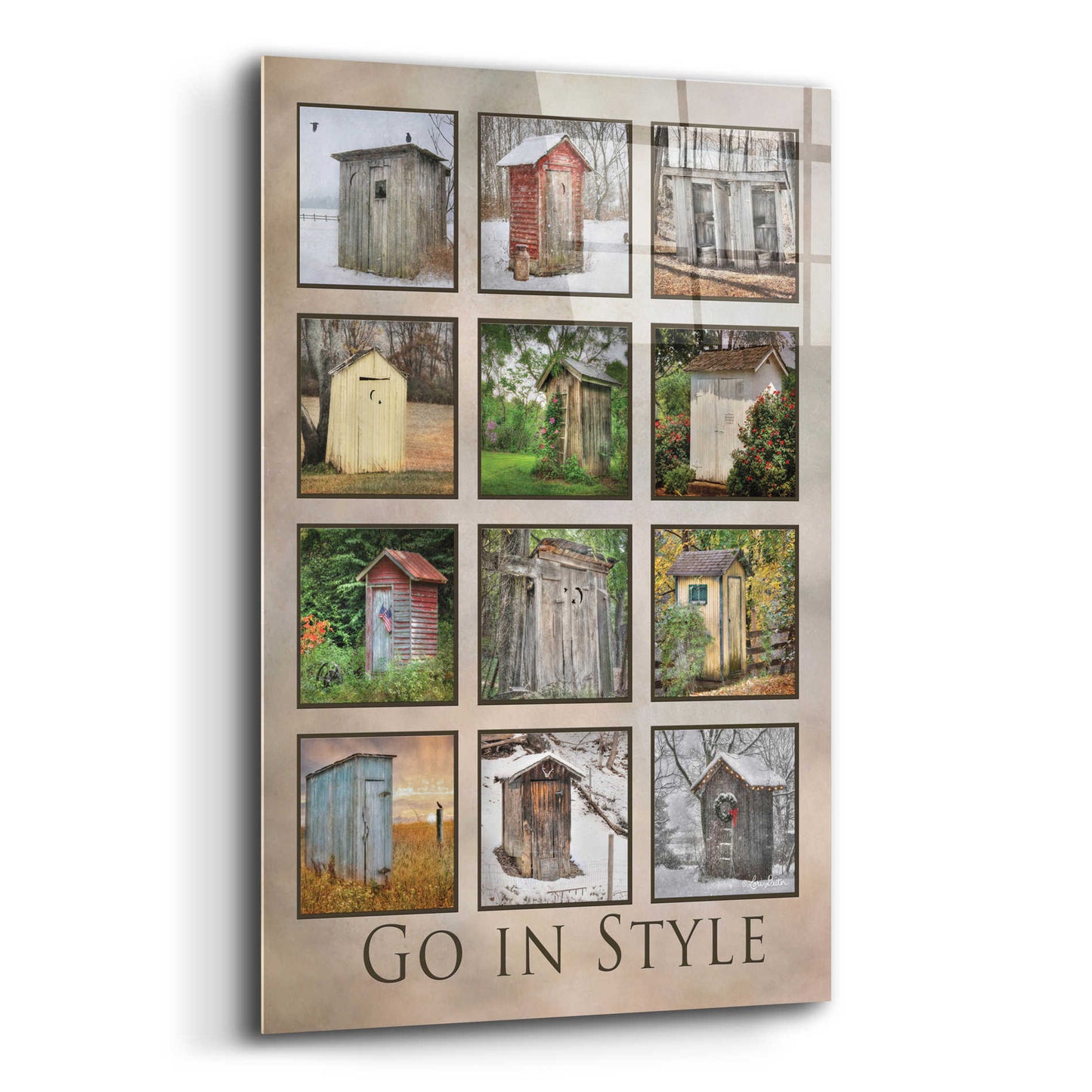 Epic Art 'Go in Style' by Lori Deiter Acrylic Glass Wall Art,16x24