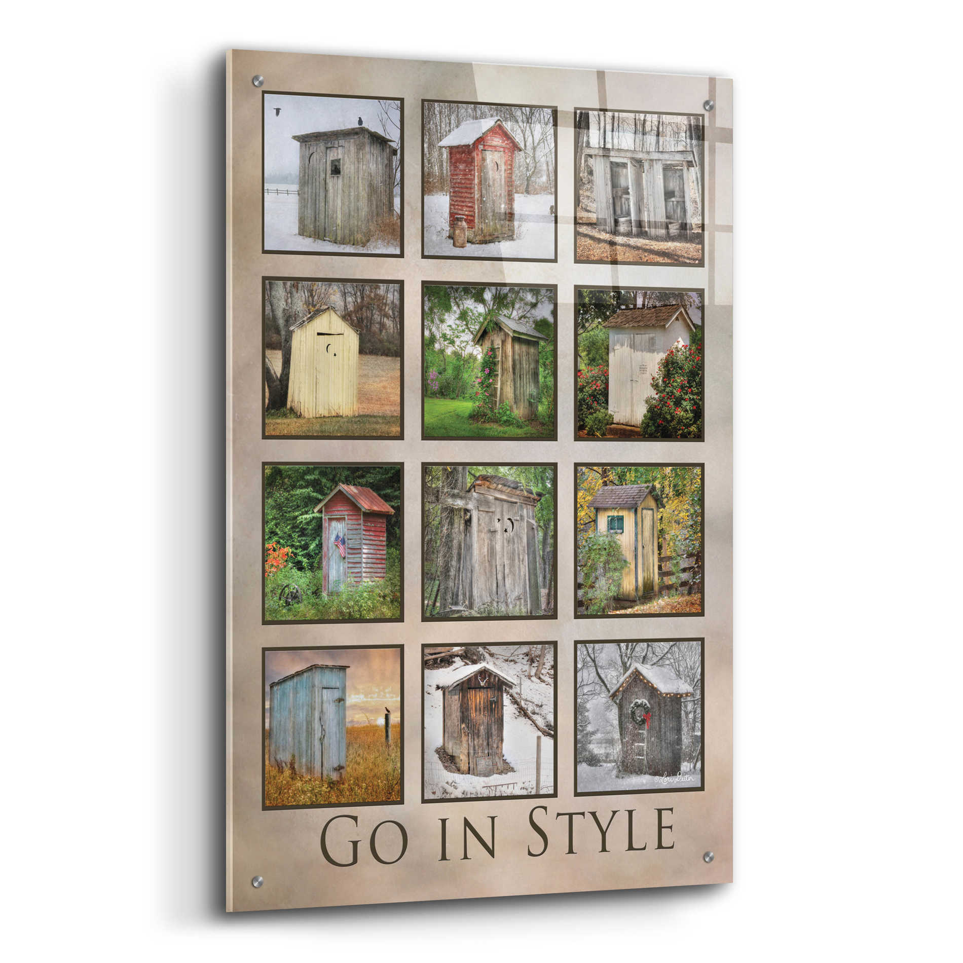 Epic Art 'Go in Style' by Lori Deiter Acrylic Glass Wall Art,24x36