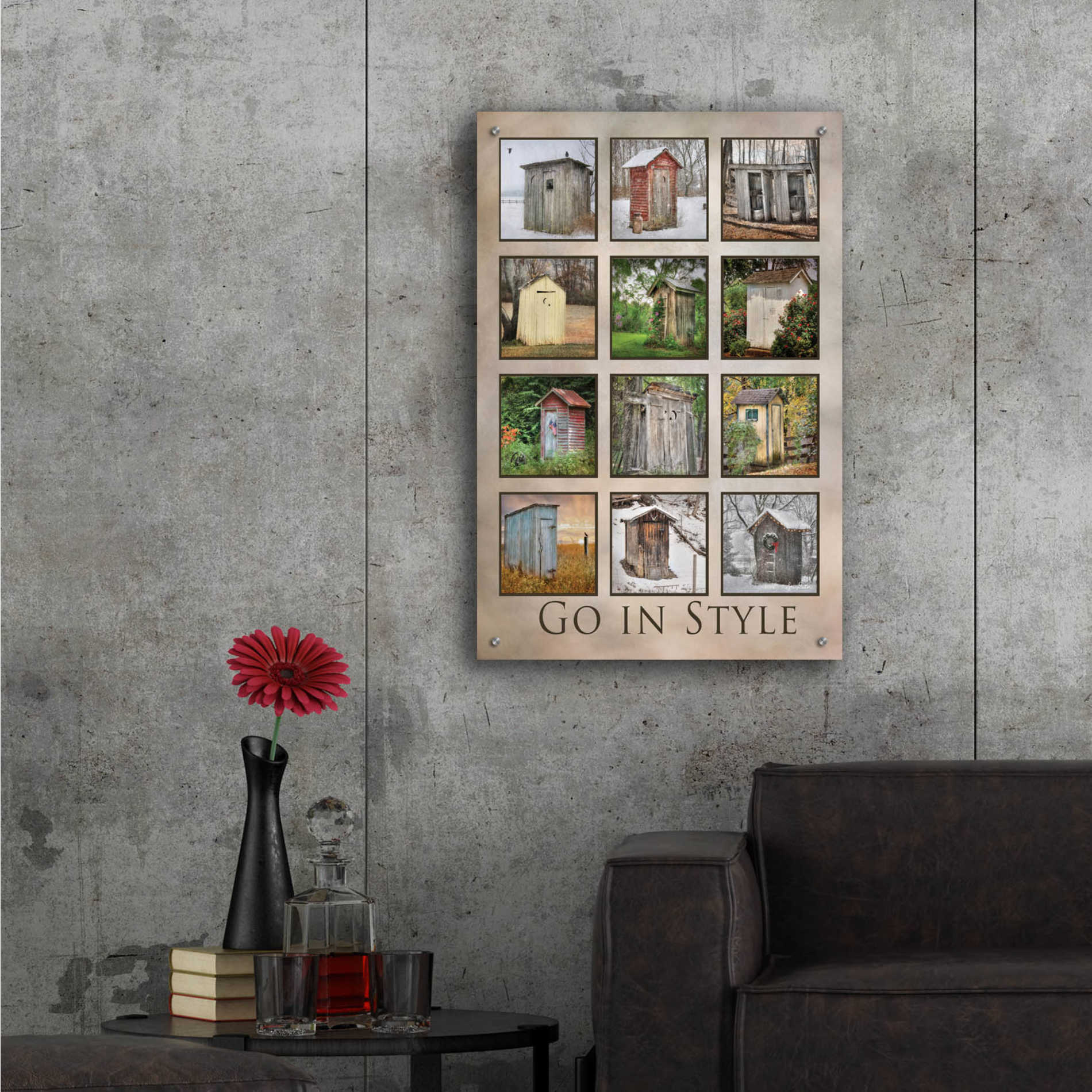 Epic Art 'Go in Style' by Lori Deiter Acrylic Glass Wall Art,24x36