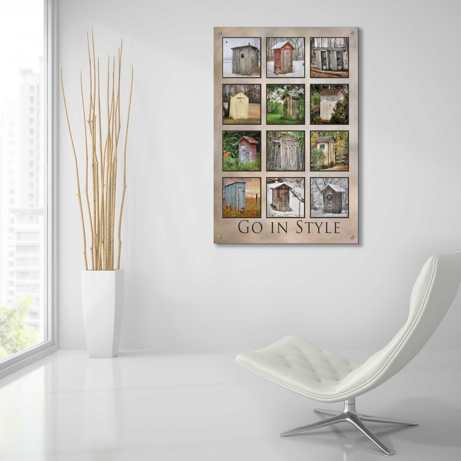 Epic Art 'Go in Style' by Lori Deiter Acrylic Glass Wall Art,24x36