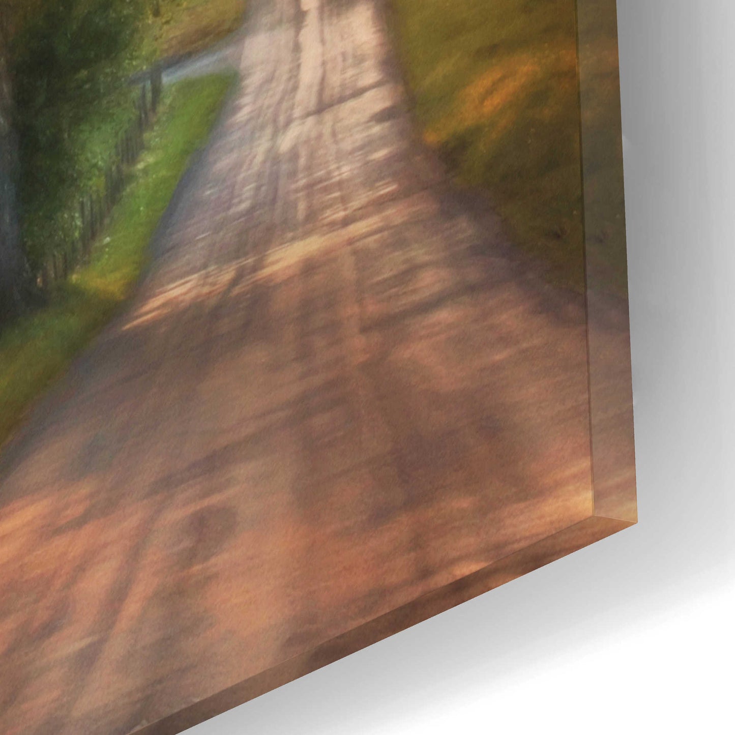 Epic Art 'Country Lane Sunset' by Lori Deiter Acrylic Glass Wall Art,16x12