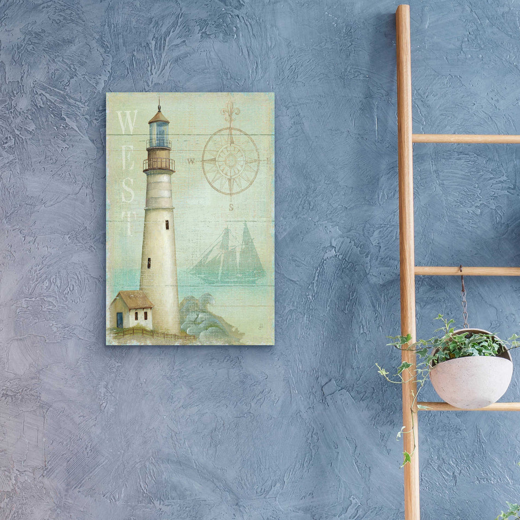Epic Art 'West Coastal Light' by Daphne Brissonnet, Acrylic Glass Wall Art,16x24