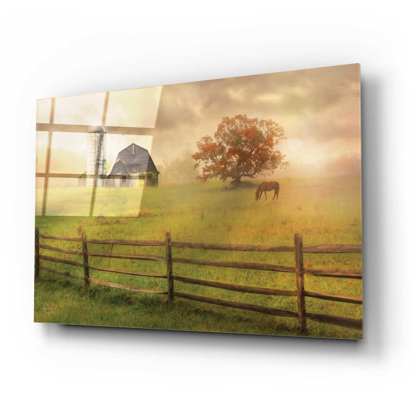 Epic Art 'Graze On' by Lori Deiter Acrylic Glass Wall Art,24x16