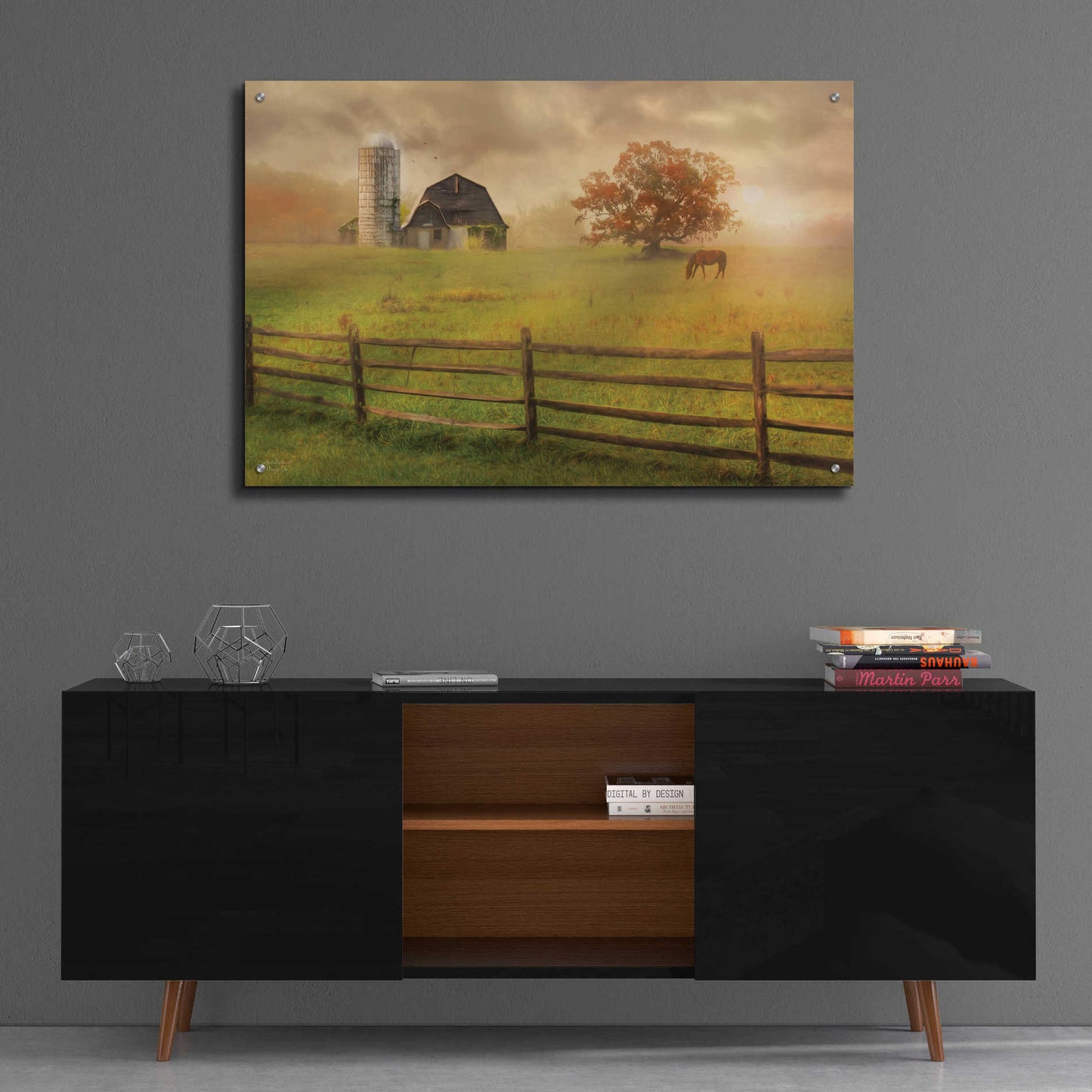 Epic Art 'Graze On' by Lori Deiter Acrylic Glass Wall Art,36x24