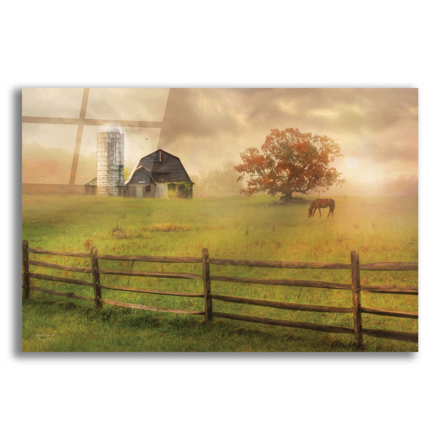 Epic Art 'Graze On' by Lori Deiter Acrylic Glass Wall Art