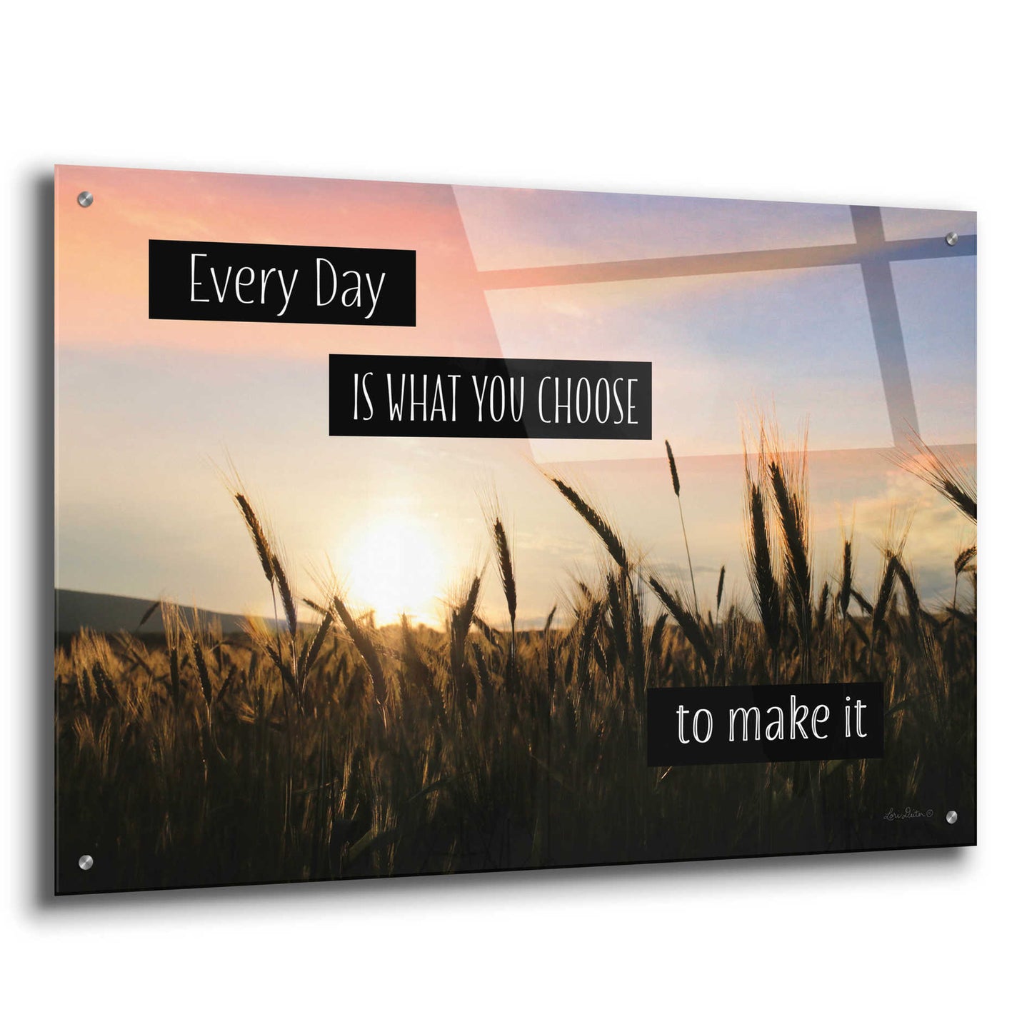 Epic Art 'Every Day' by Lori Deiter Acrylic Glass Wall Art,36x24