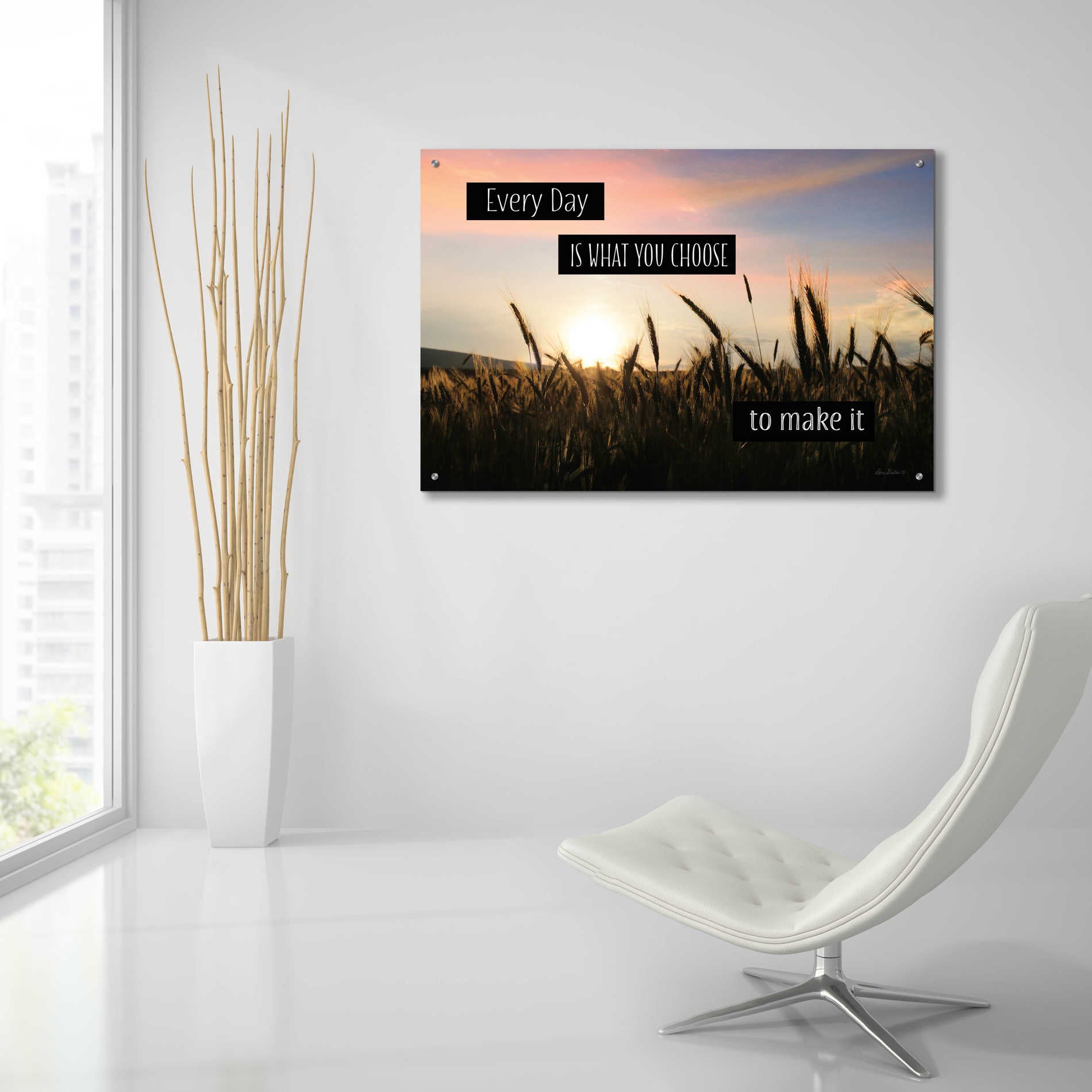 Epic Art 'Every Day' by Lori Deiter Acrylic Glass Wall Art,36x24