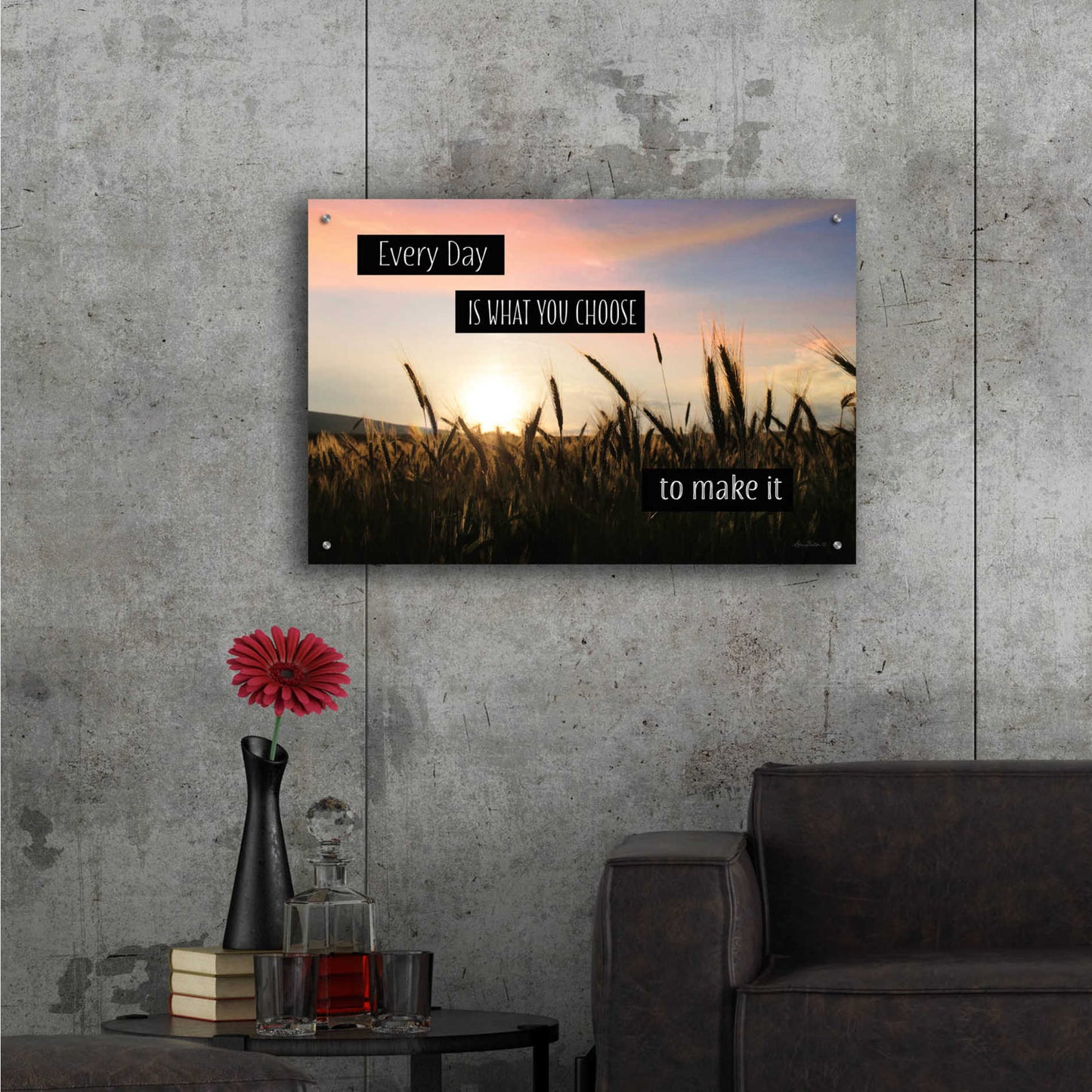 Epic Art 'Every Day' by Lori Deiter Acrylic Glass Wall Art,36x24