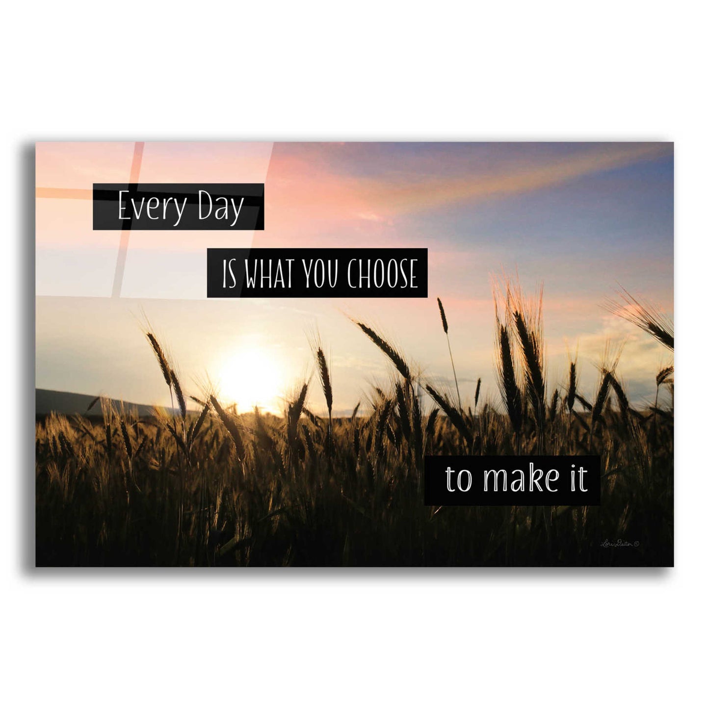 Epic Art 'Every Day' by Lori Deiter Acrylic Glass Wall Art