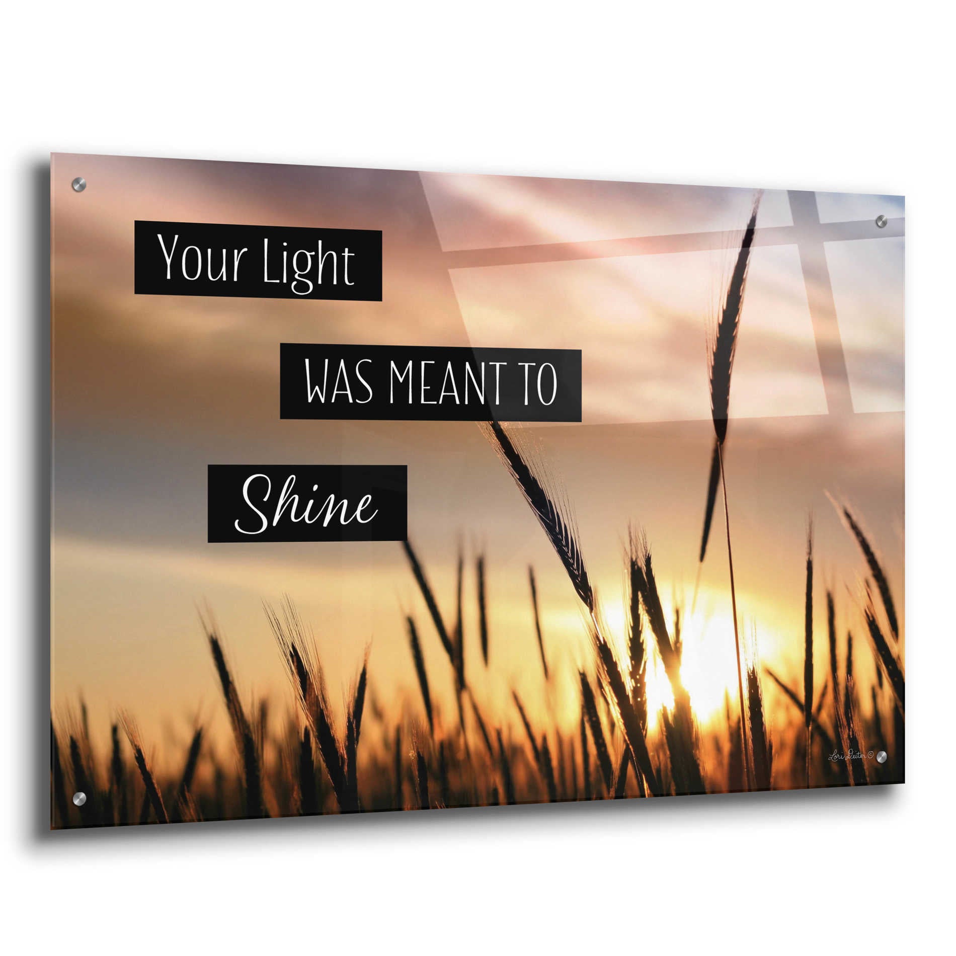 Epic Art 'Your Light' by Lori Deiter Acrylic Glass Wall Art,36x24