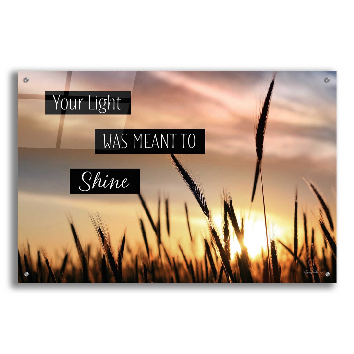 Epic Art 'Your Light' by Lori Deiter Acrylic Glass Wall Art,36x24