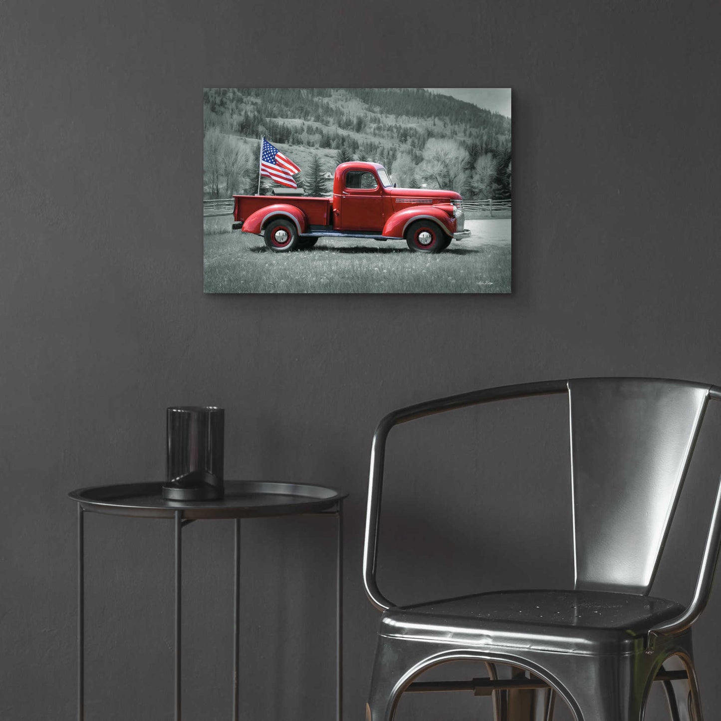 Epic Art 'American Made I' by Lori Deiter Acrylic Glass Wall Art,24x16