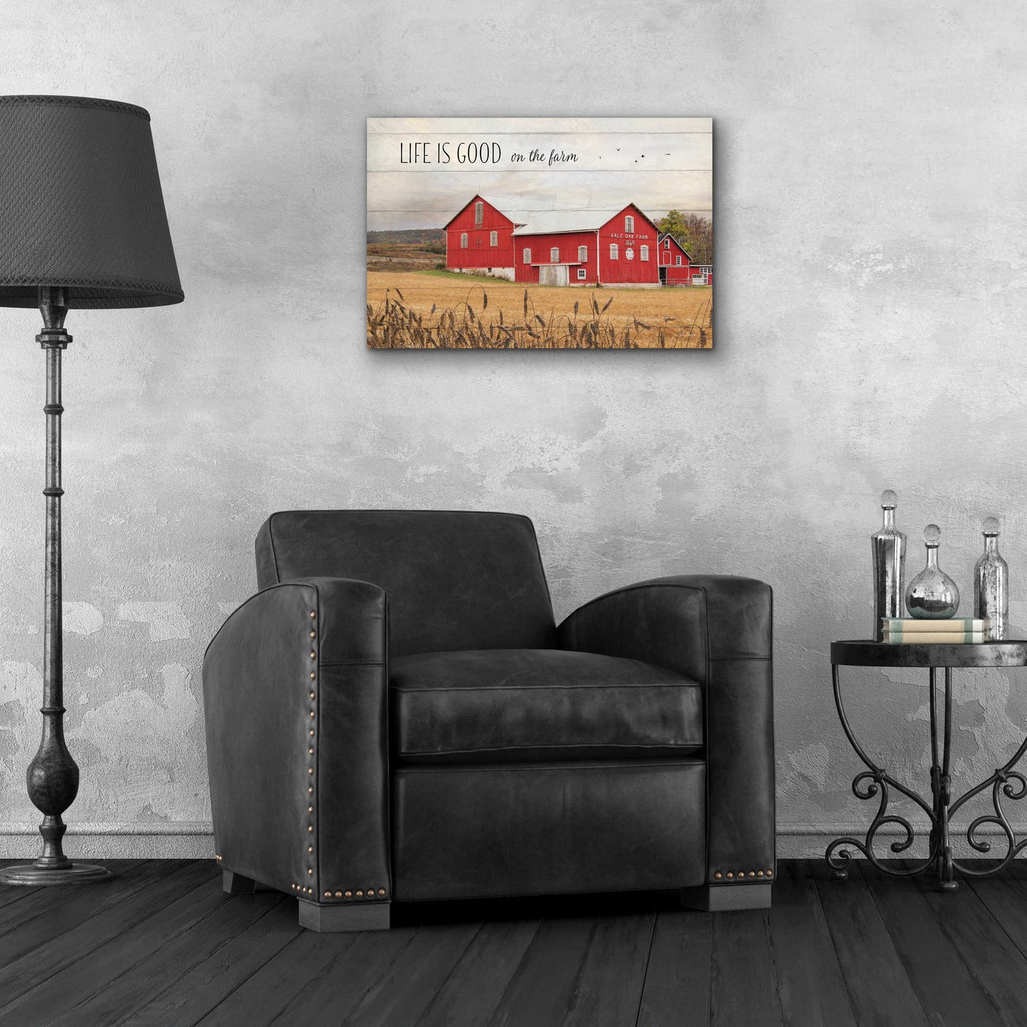 Epic Art 'Life is Good on the Farm' by Lori Deiter Acrylic Glass Wall Art,24x16