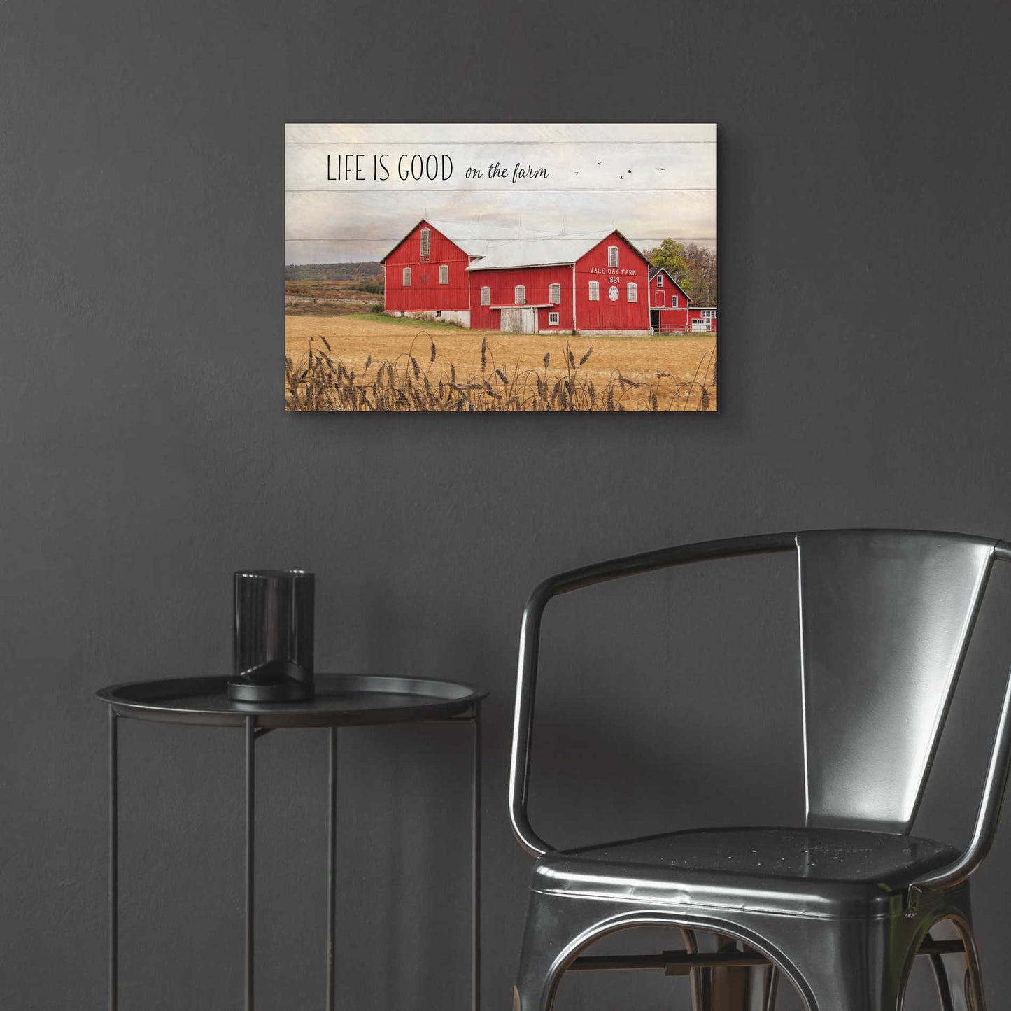 Epic Art 'Life is Good on the Farm' by Lori Deiter Acrylic Glass Wall Art,24x16