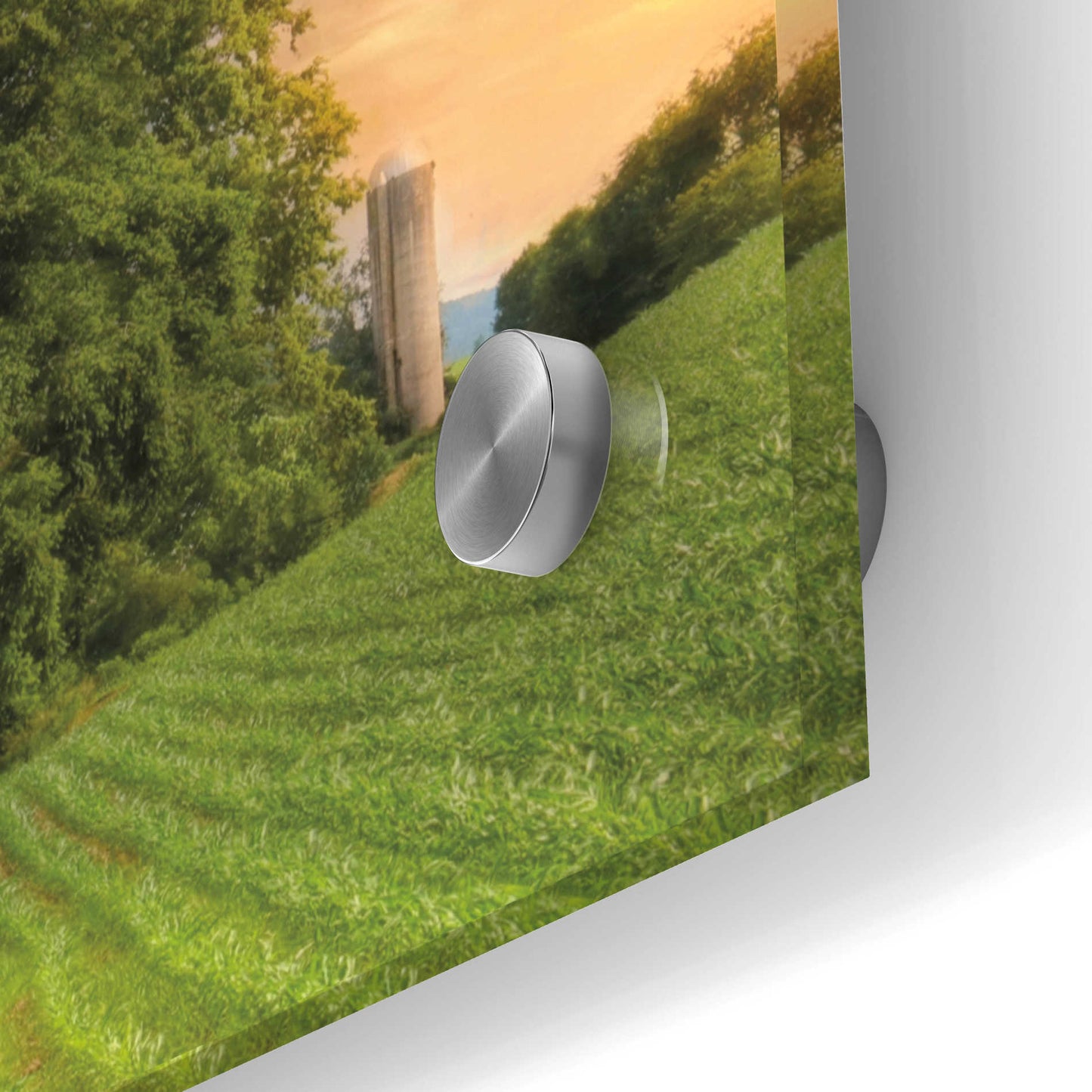 Epic Art 'Greener Pastures' by Lori Deiter Acrylic Glass Wall Art,36x12