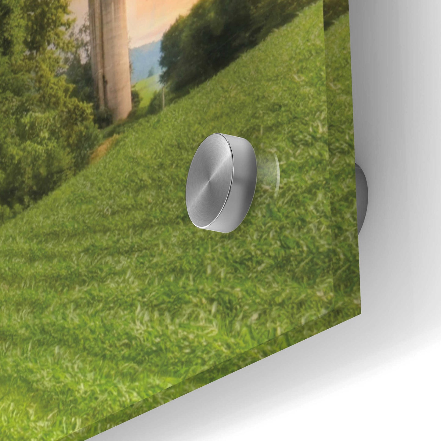 Epic Art 'Greener Pastures' by Lori Deiter Acrylic Glass Wall Art,48x16