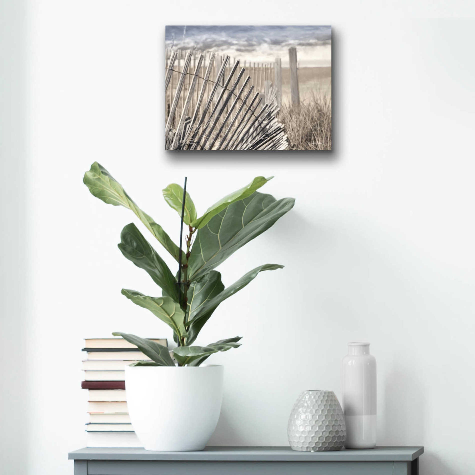 Epic Art 'On the Coastline' by Lori Deiter Acrylic Glass Wall Art,16x12