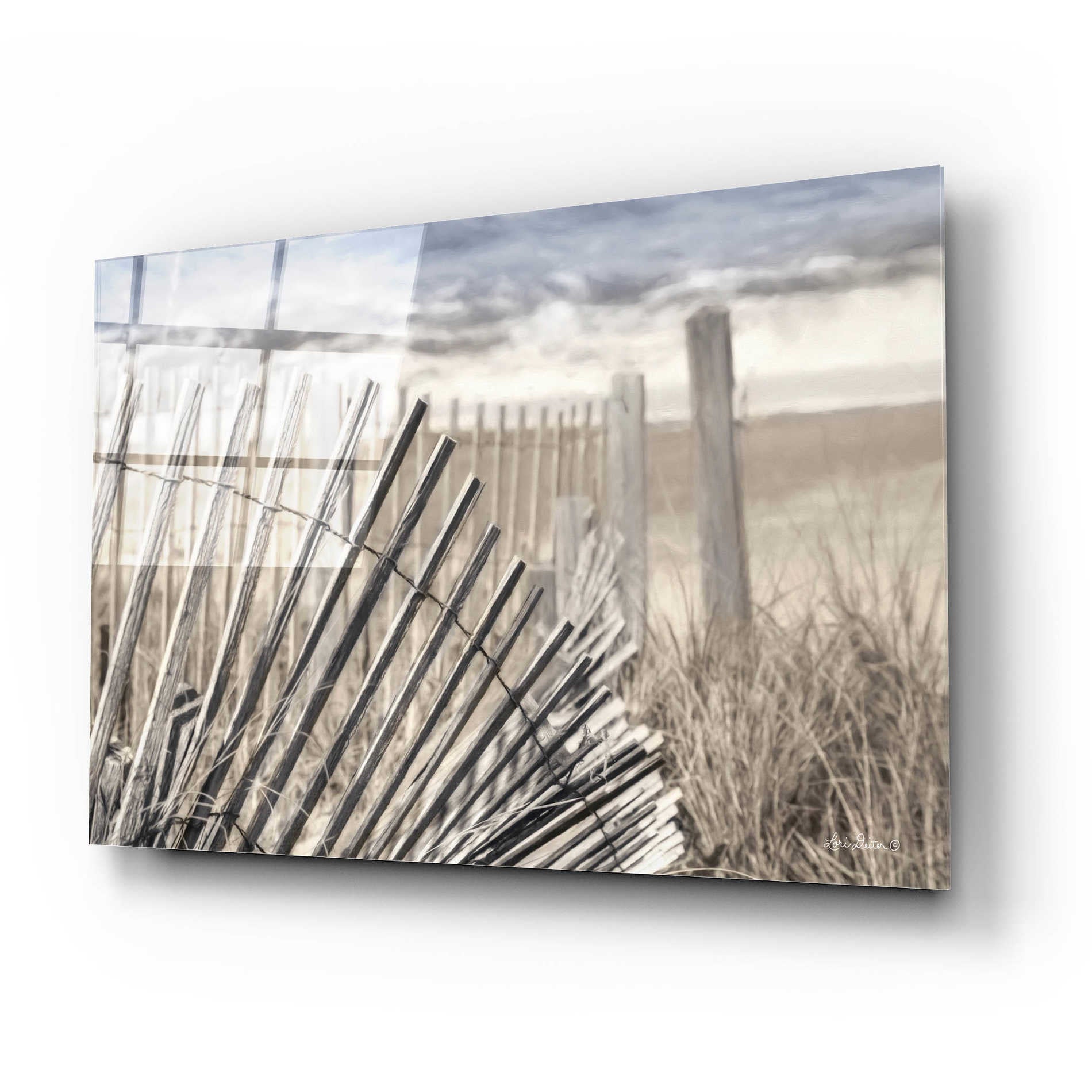 Epic Art 'On the Coastline' by Lori Deiter Acrylic Glass Wall Art,24x16