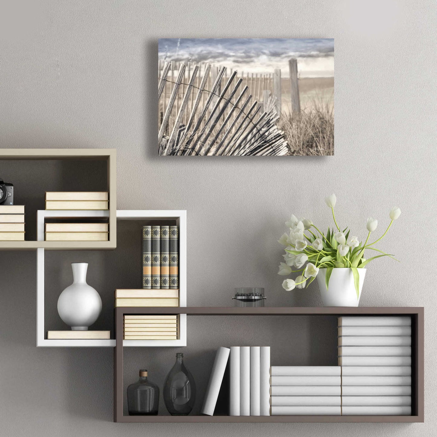 Epic Art 'On the Coastline' by Lori Deiter Acrylic Glass Wall Art,24x16