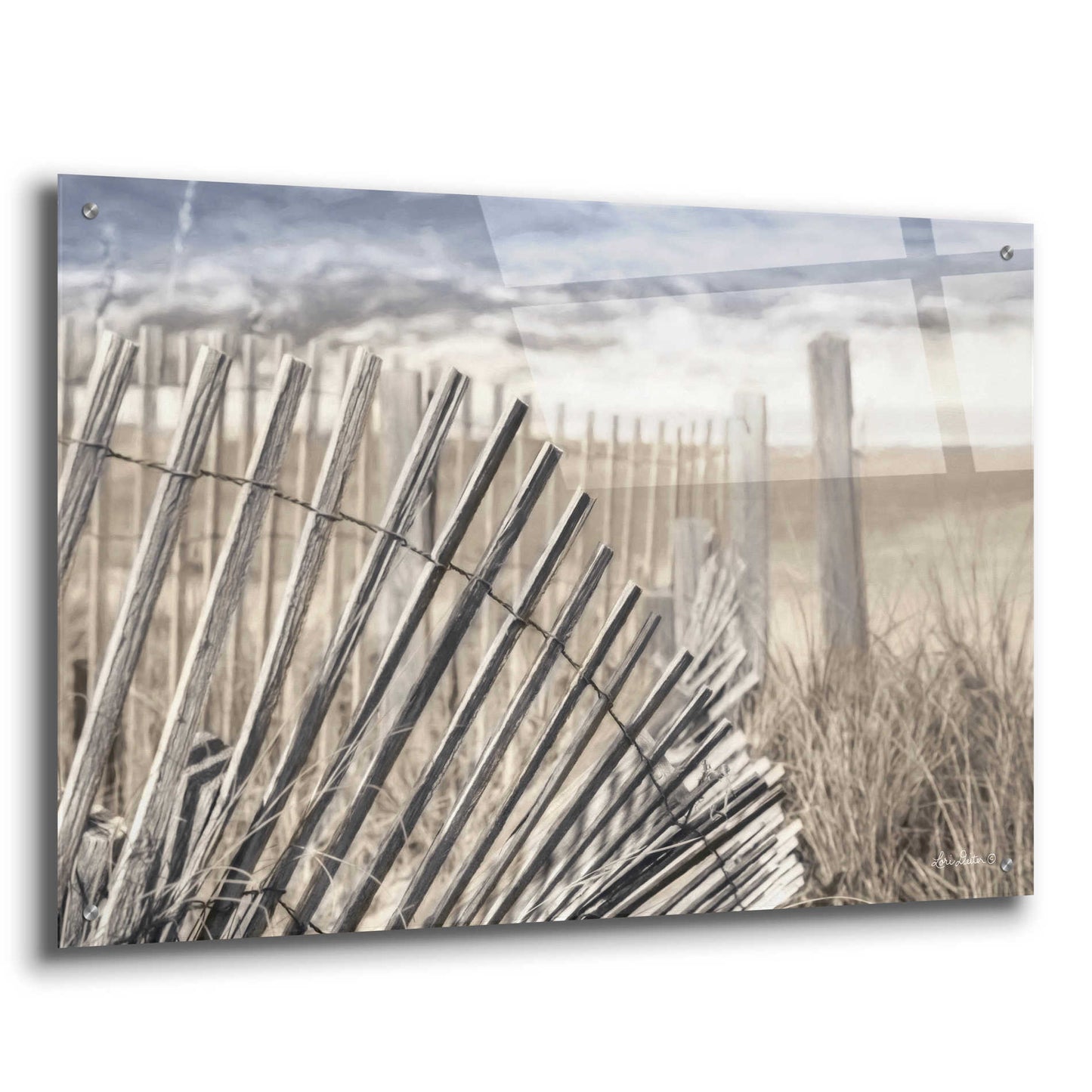 Epic Art 'On the Coastline' by Lori Deiter Acrylic Glass Wall Art,36x24