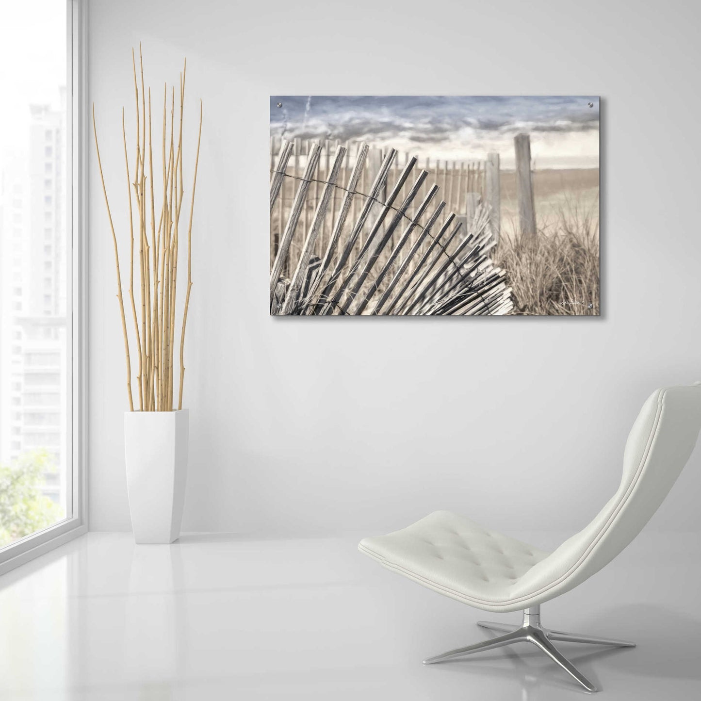 Epic Art 'On the Coastline' by Lori Deiter Acrylic Glass Wall Art,36x24