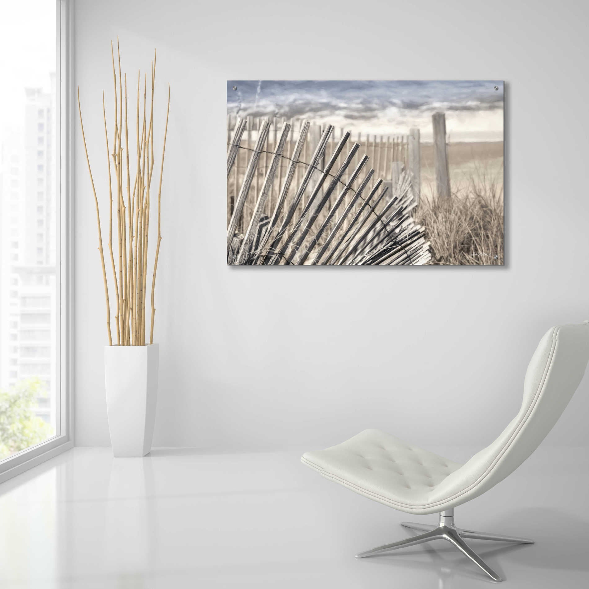 Epic Art 'On the Coastline' by Lori Deiter Acrylic Glass Wall Art,36x24