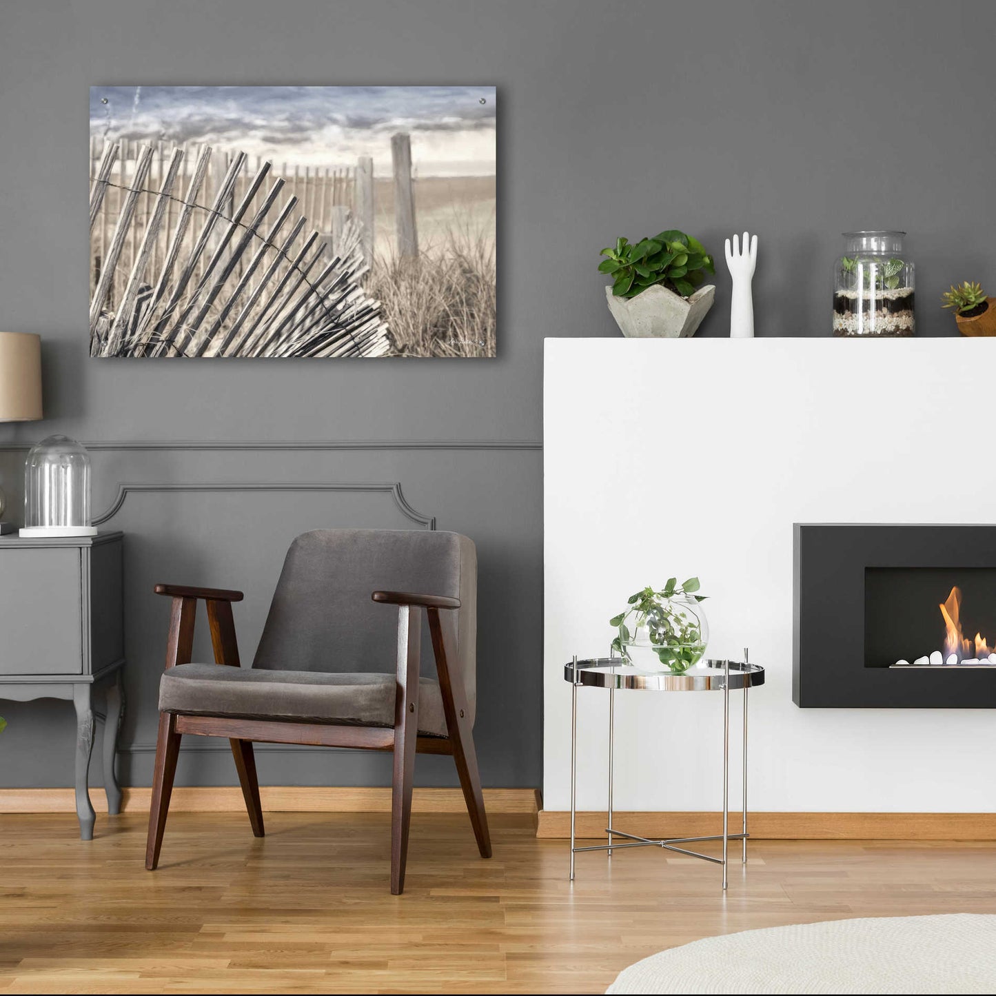 Epic Art 'On the Coastline' by Lori Deiter Acrylic Glass Wall Art,36x24
