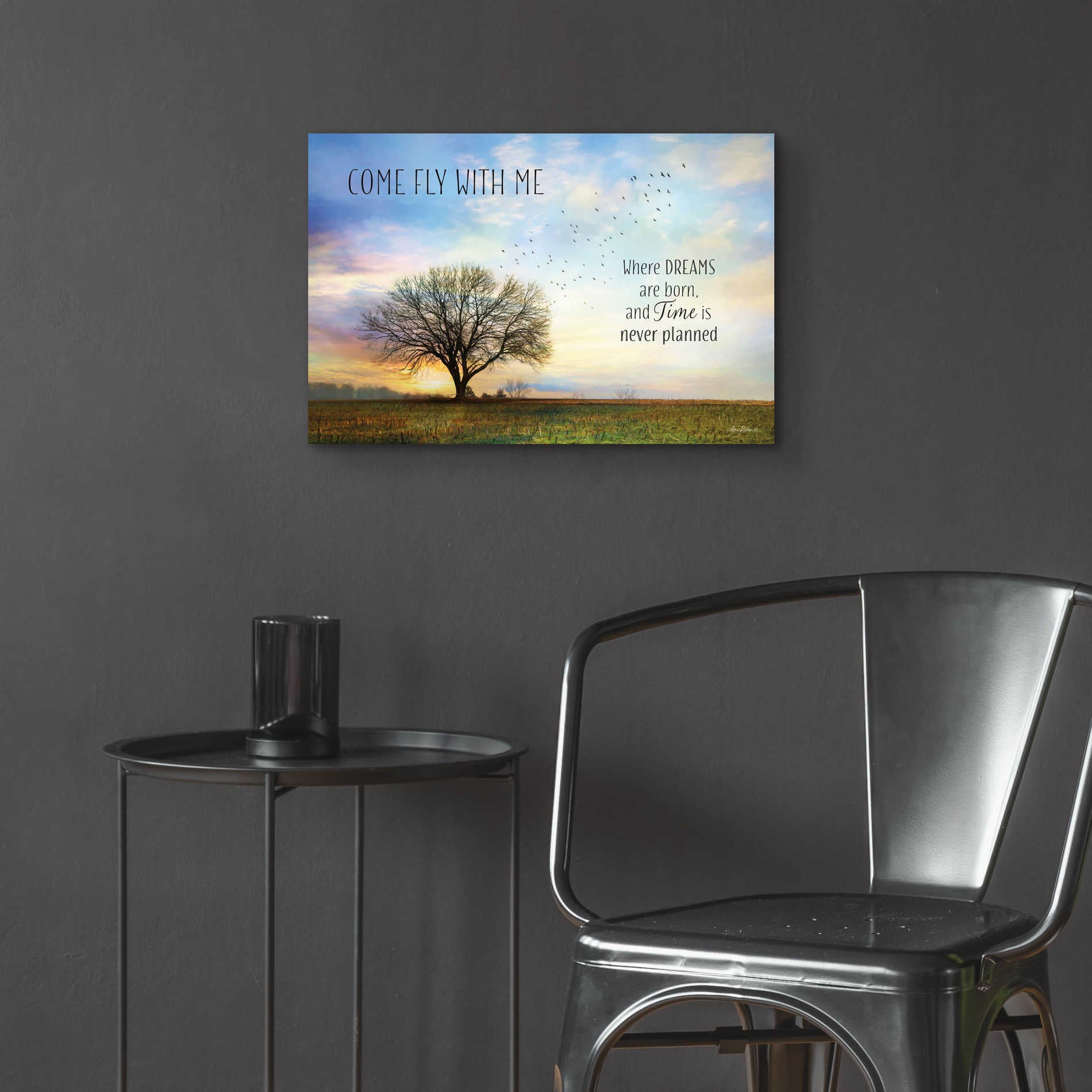 Epic Art 'Come Fly with Me' by Lori Deiter Acrylic Glass Wall Art,24x16